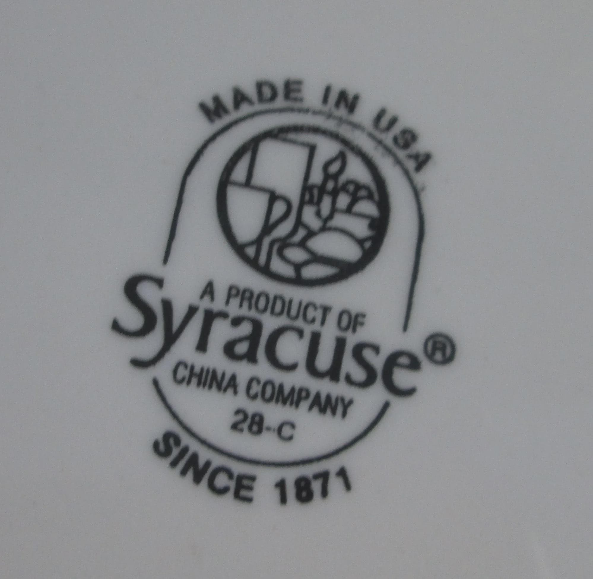 Vintage Syracuse China Restaurant Ware Manchester Inn & Conference Center New Year 2000 Plate - Thumbnail 2