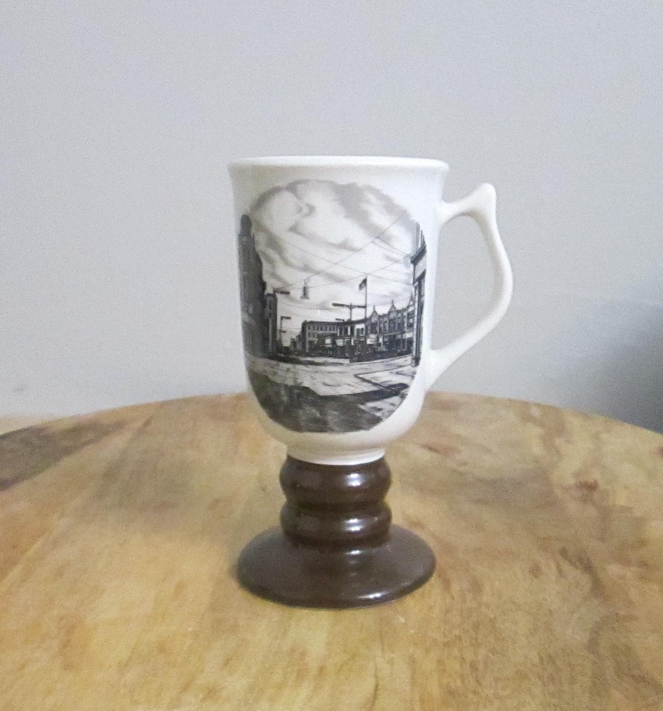 Vintage Hall China Restaurant Ware Pottery Festival Mug, 1971