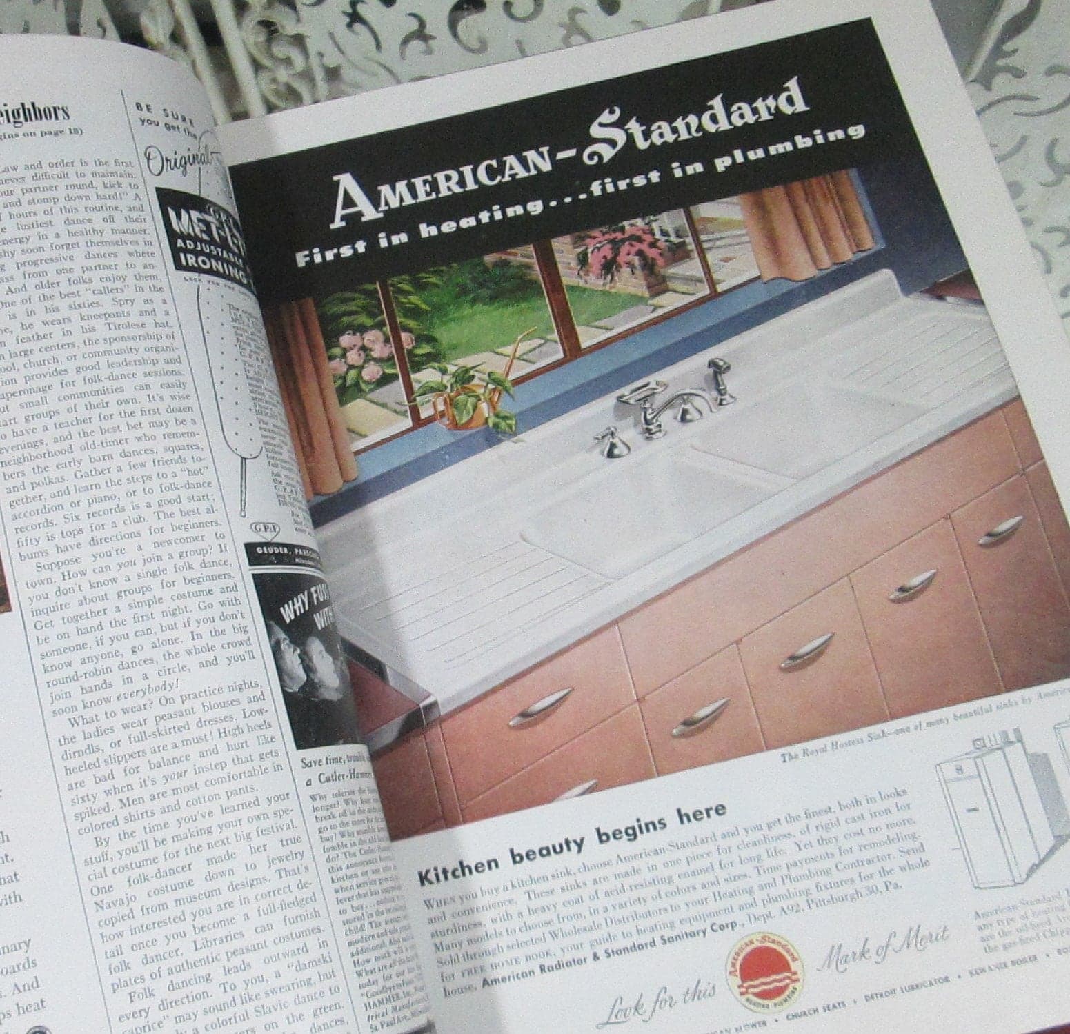 Vintage The American Home February, 1949 - Thumbnail 2