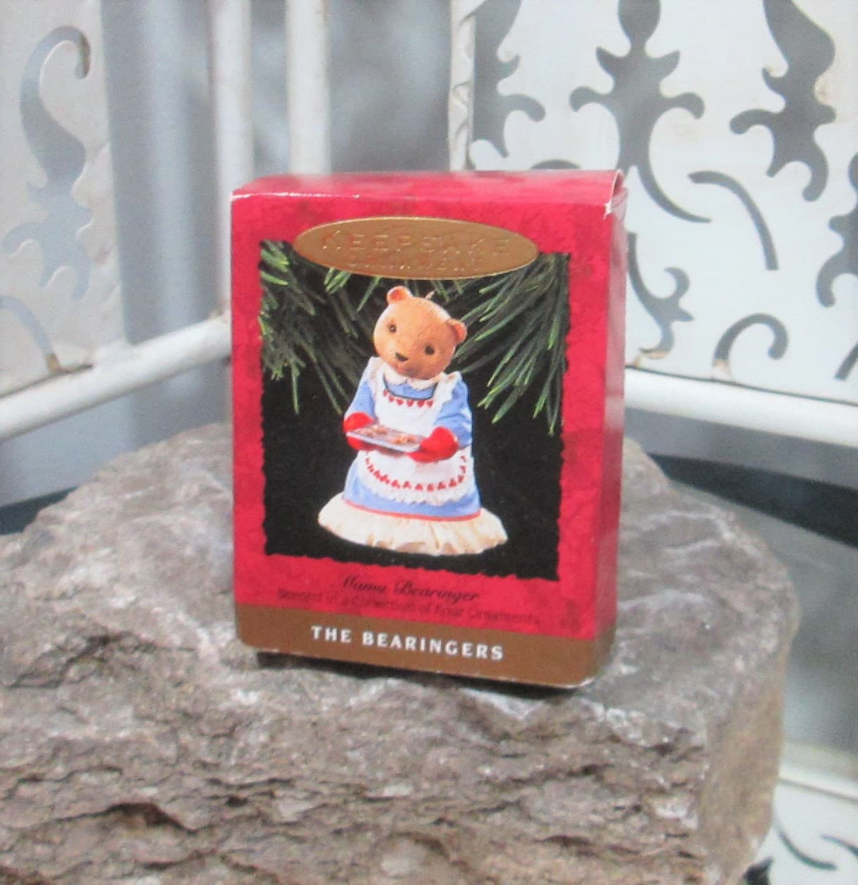 Vintage Hallmark Keepsake Mama Bearinger Christmas Ornament, 1993