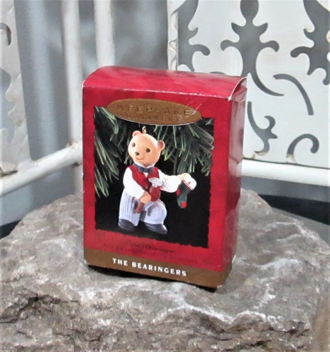 Vintage Hallmark Keepsake Papa Bearinger Christmas Ornament