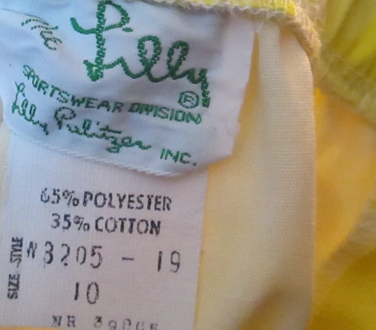 Vintage Lilly Pulitzer "The Lilly" Yellow Floral Skirt - Thumbnail 3