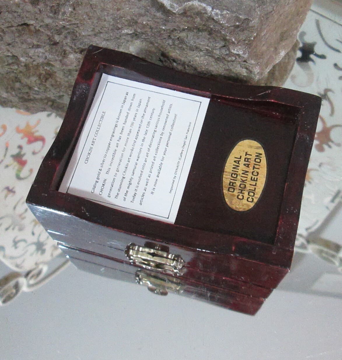 Vintage Chokin Trinket Jewelry Box - Thumbnail 2
