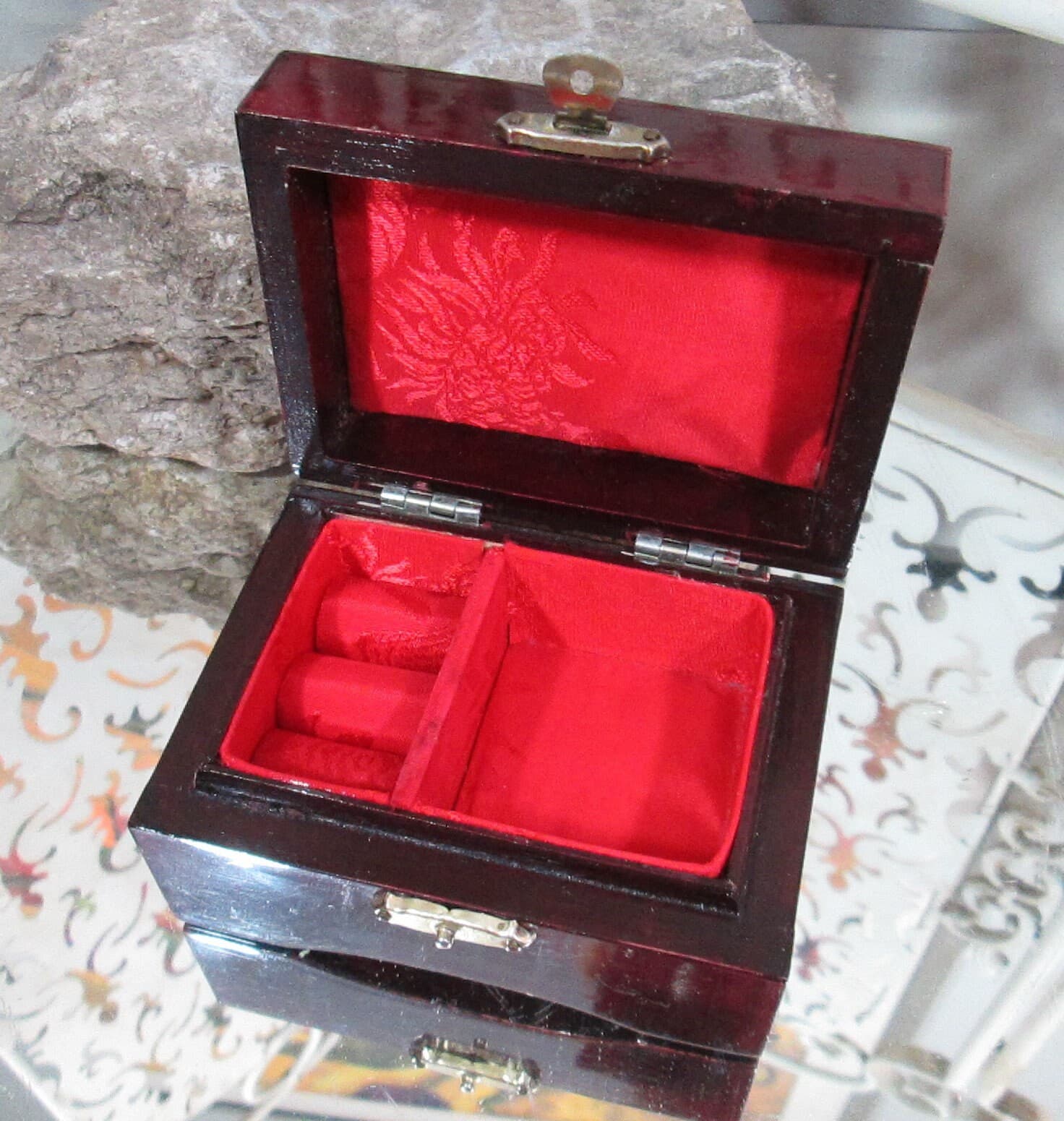 Vintage Chokin Trinket Jewelry Box - Thumbnail 3