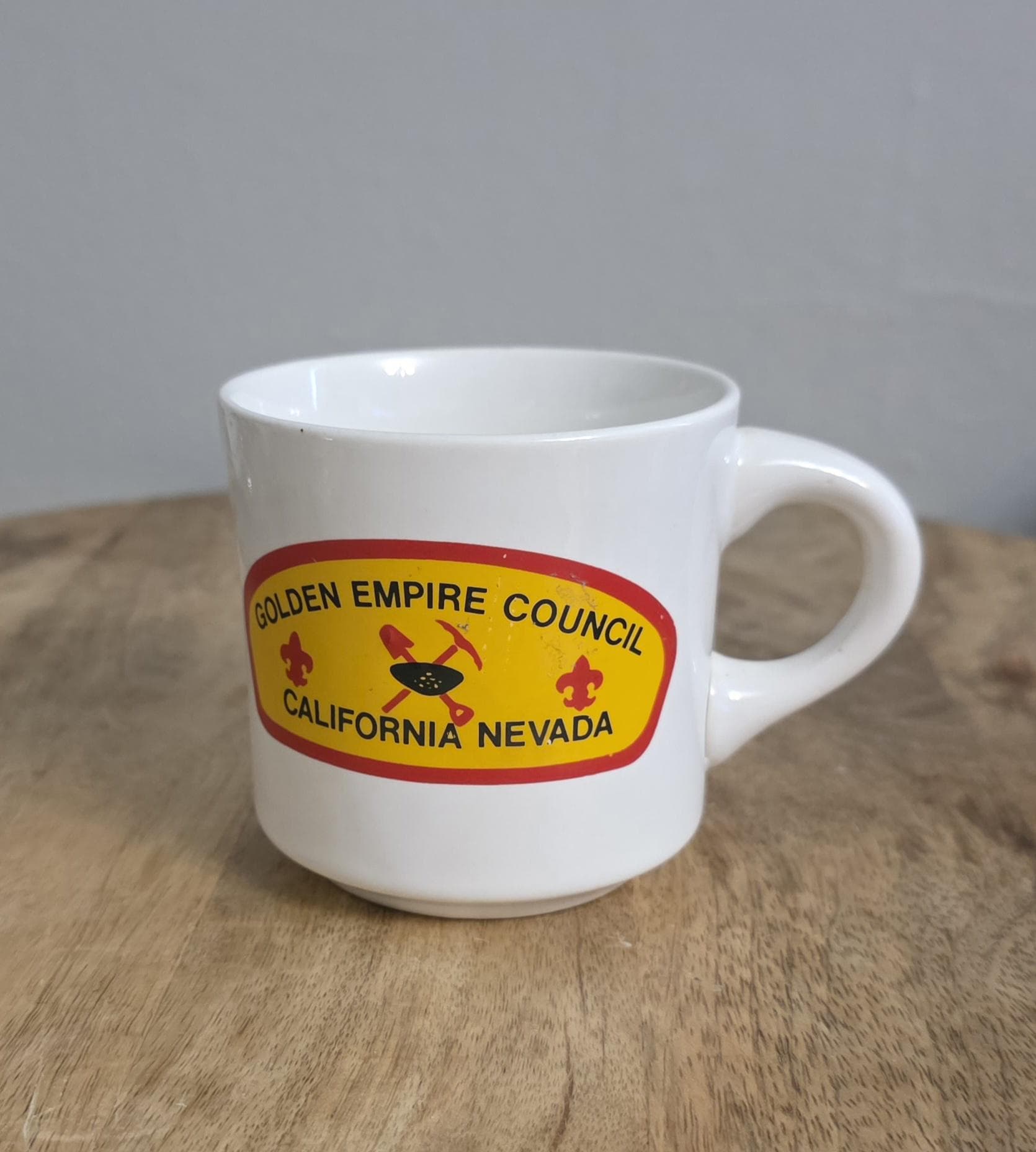 Vintage Golden Empire Council Boy Scouts Mug