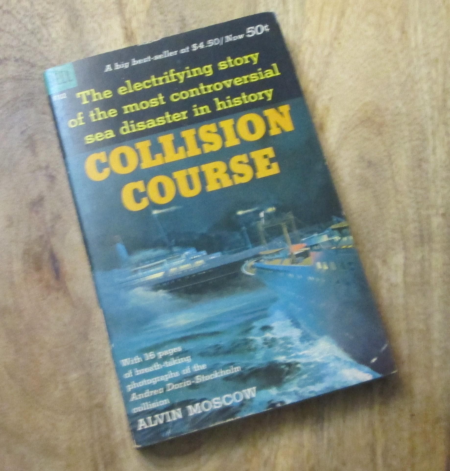 Collision Course by Alvin Moscow, Vintage Paperback