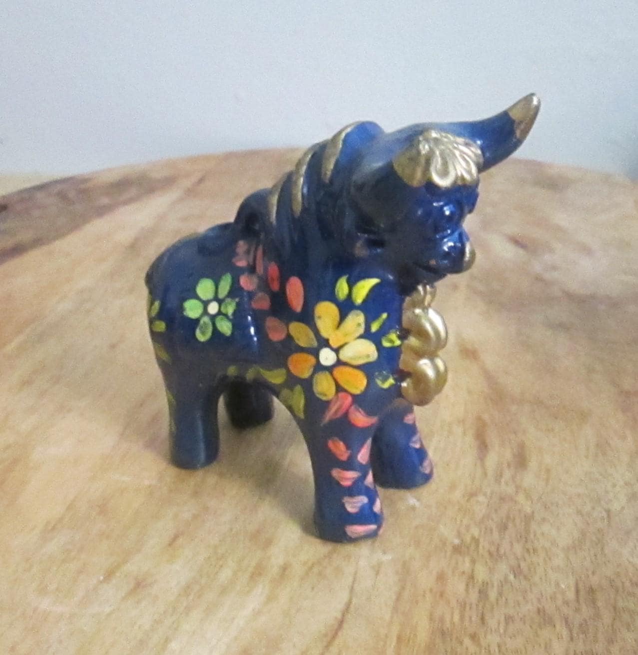 Vintage Ceramic Dala-Style Bull