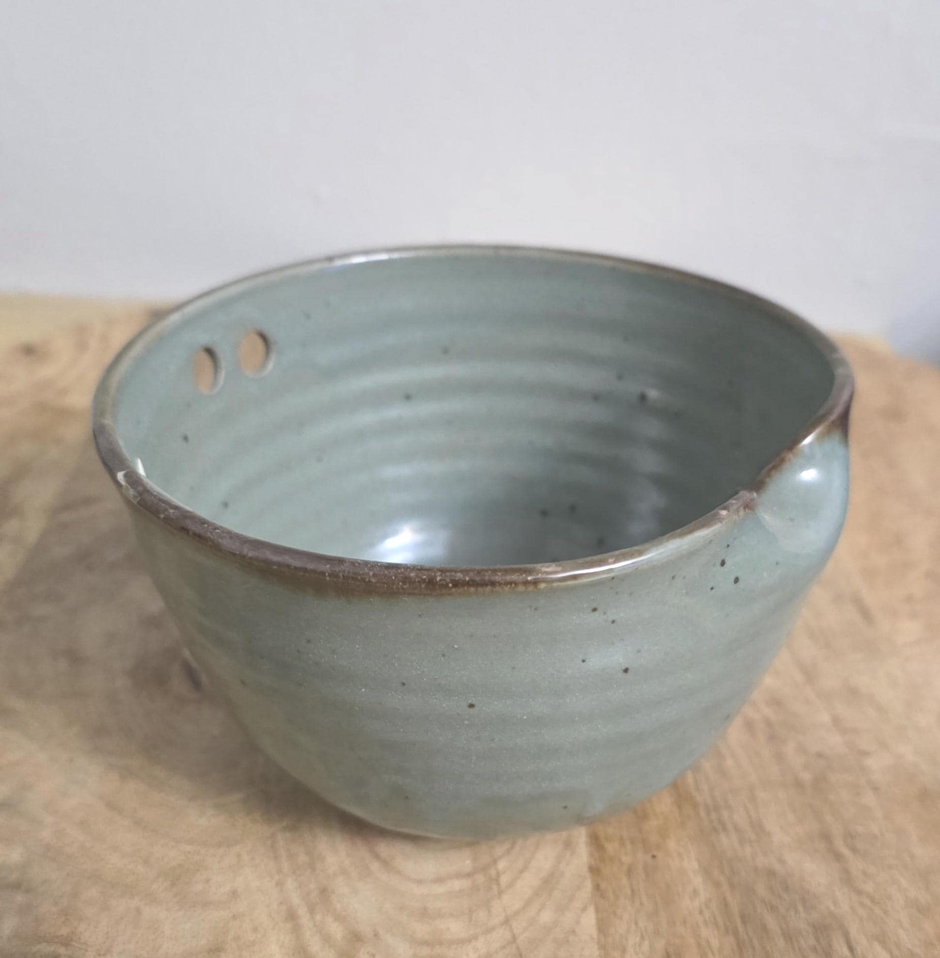 Vintage Fritz Wolff Stone Fence Pottery Rice Ramen Bowl - Thumbnail 2