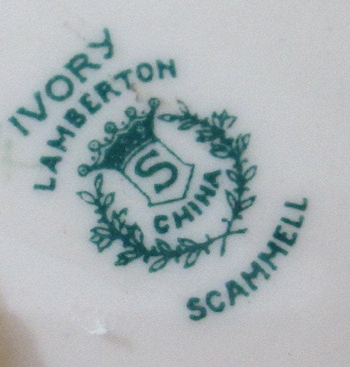 Vintage Lamberton Scammell Restaurant Ware Indian Tree Bread Plate - Thumbnail 2