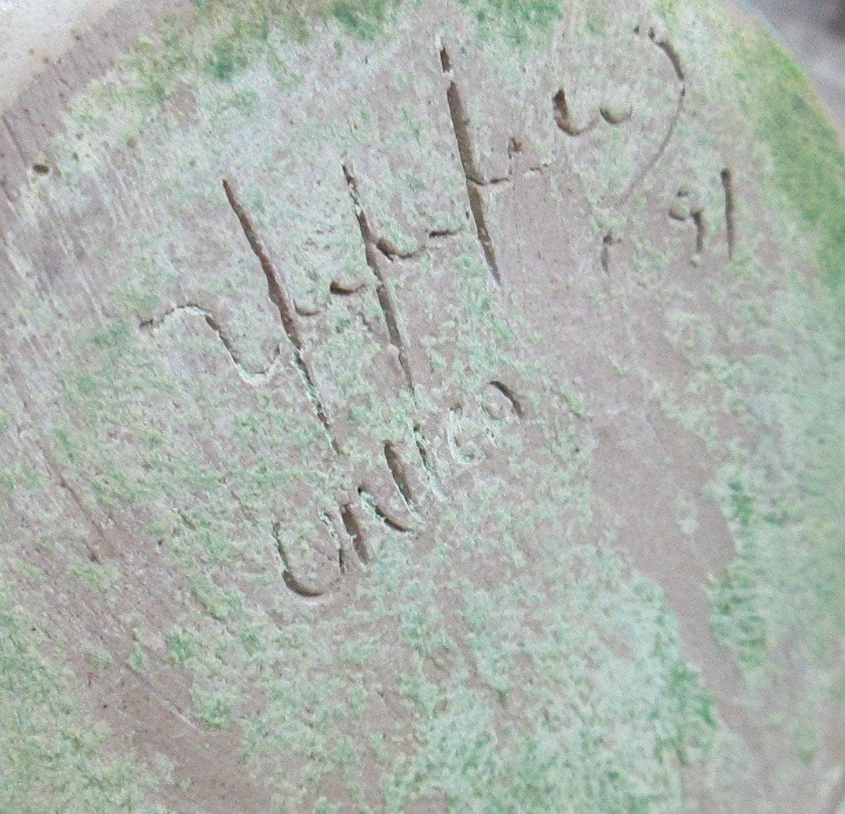 Vintage Pottery House Design Vase - Thumbnail 3