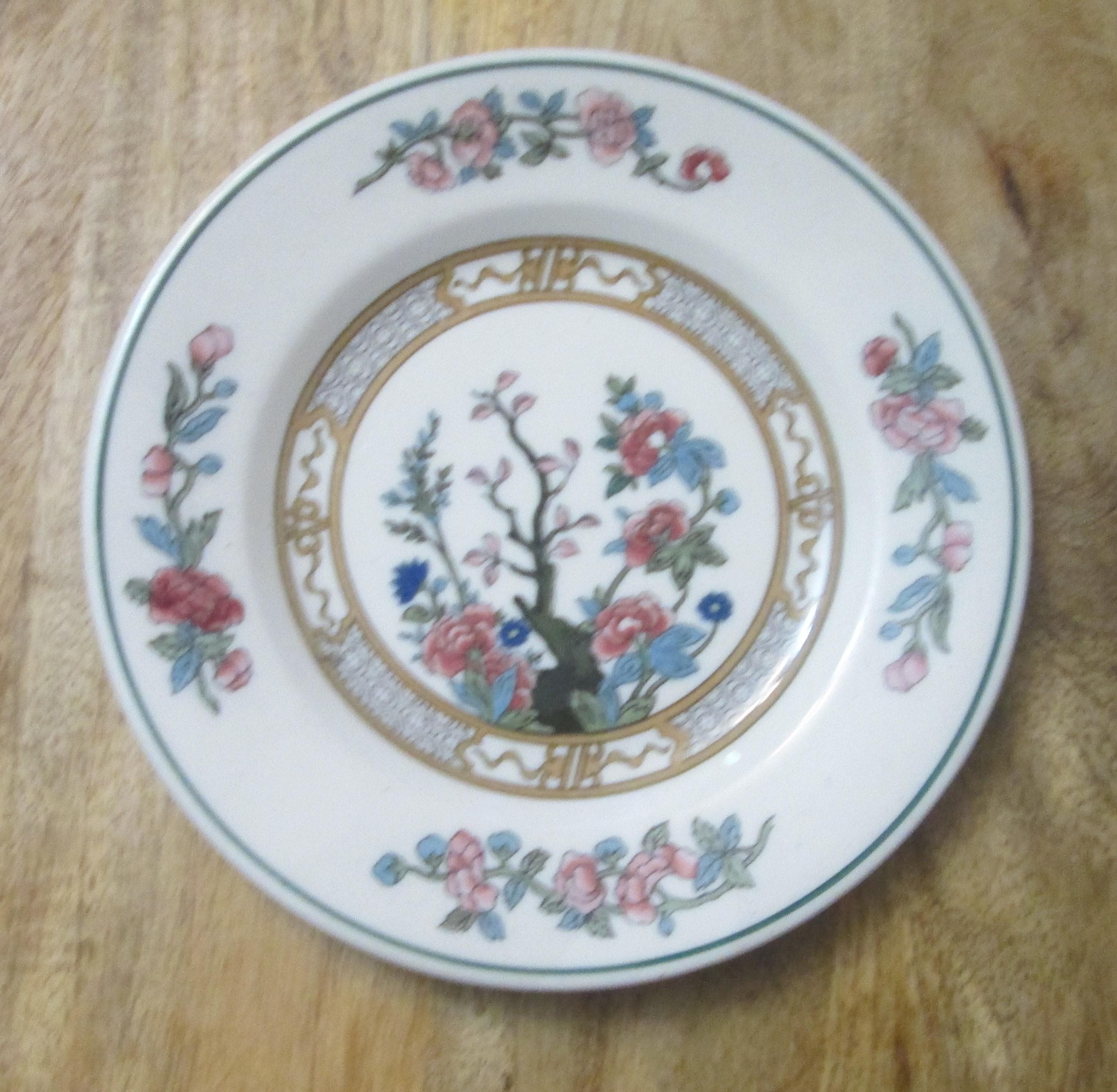 Vintage Lamberton Scammell Restaurant Ware Indian Tree Bread Plate
