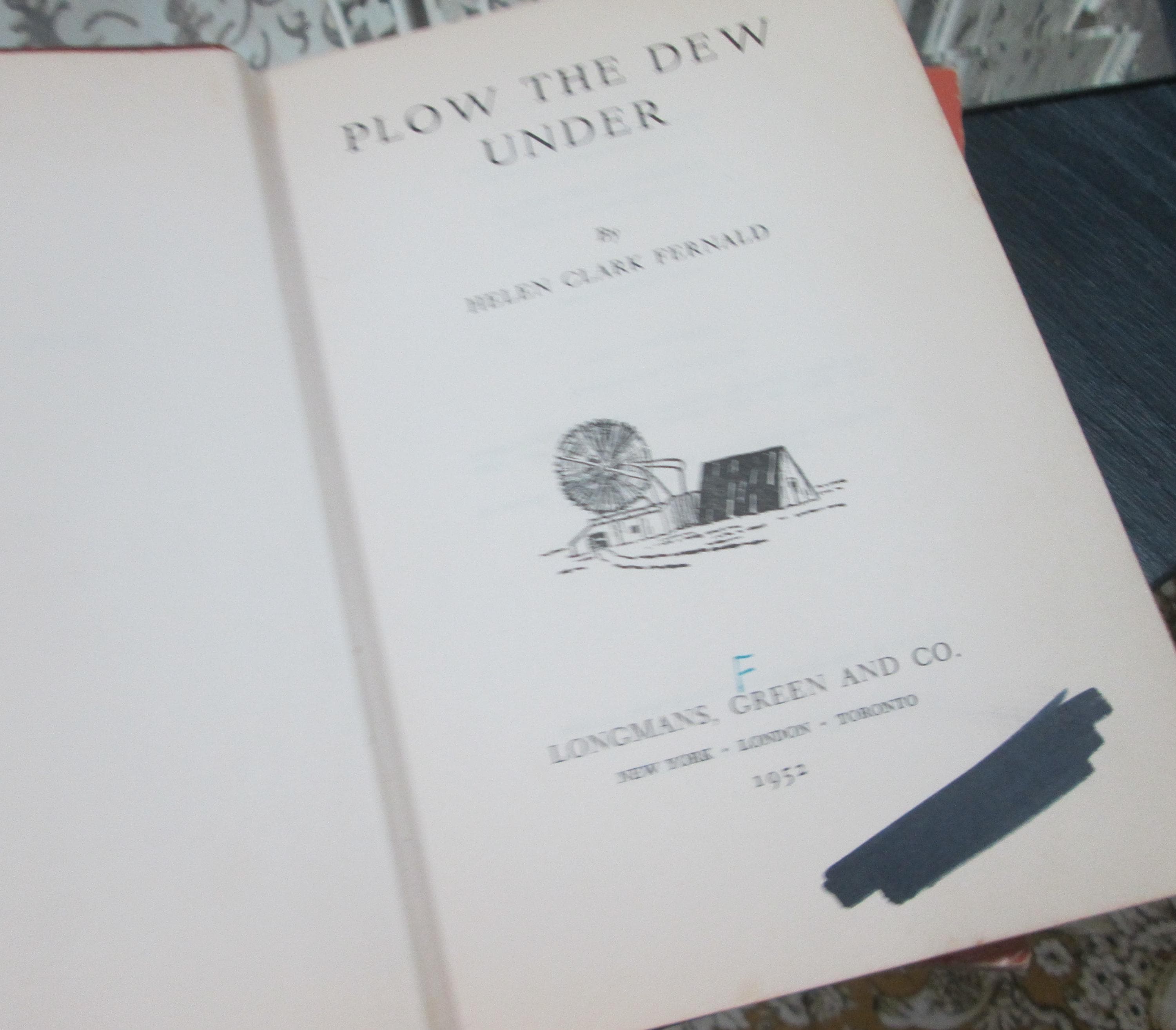 Plow the Dew Under by Helen Clark Fernald, 1952 - Thumbnail 4