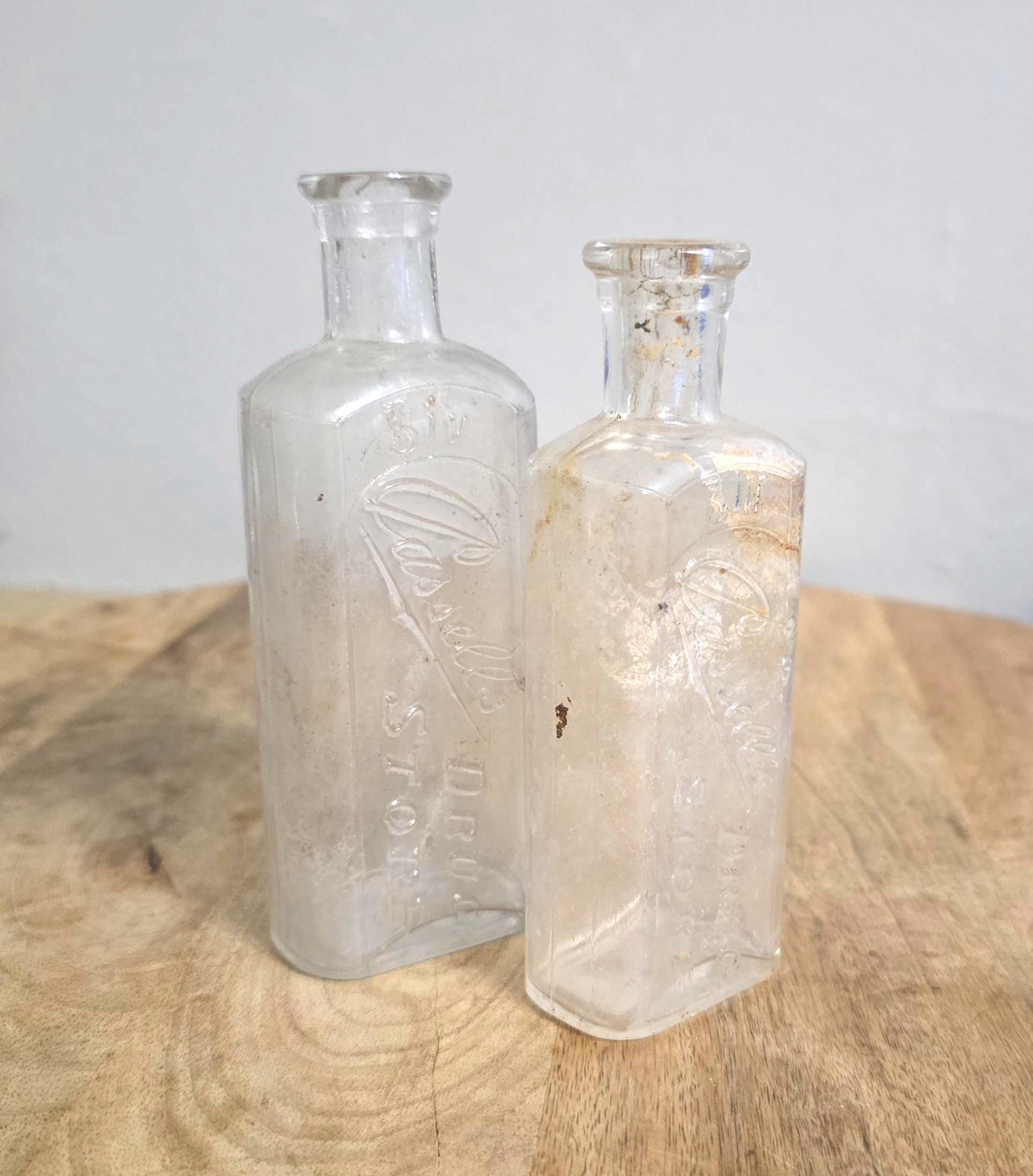 Vintage Cassell's Drug Store Bottles