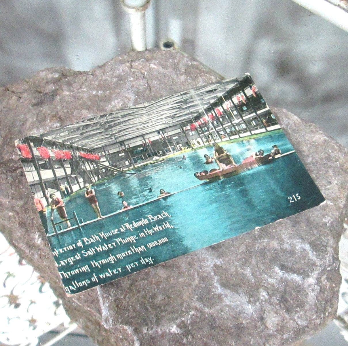 Antique Unused Postcard for Redondo Beach Bath House