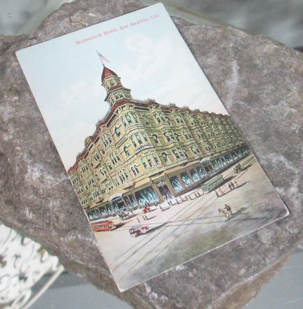 Antique Unused Hollenbeck Hotel Los Angeles Postcard