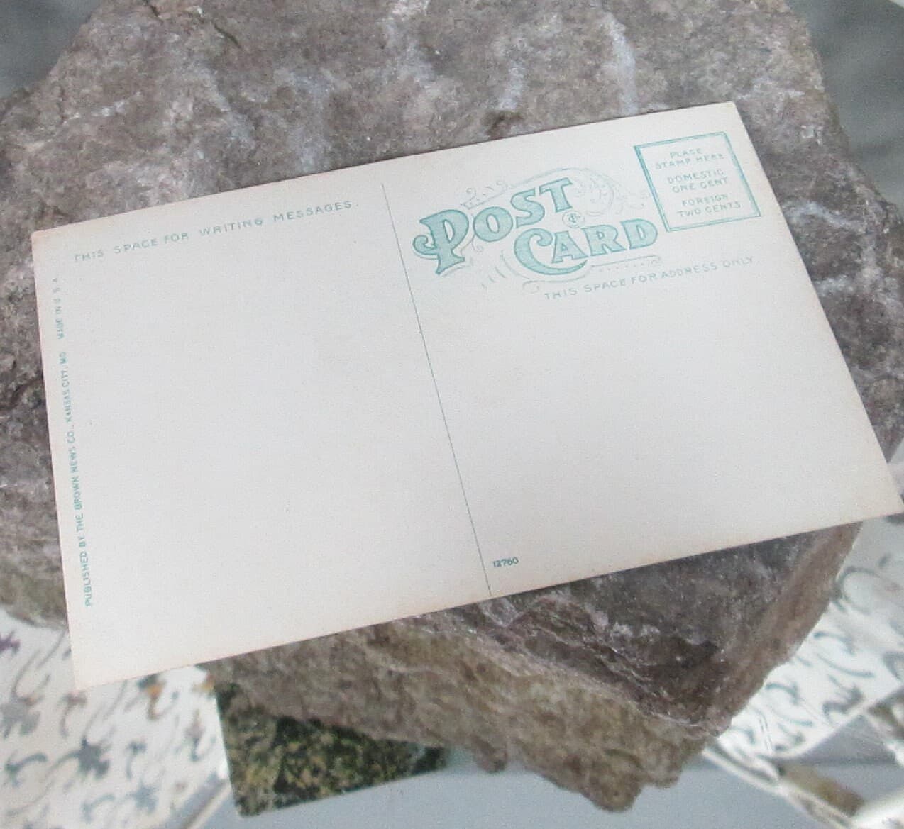 Antique Sunset Route Pecos River Postcard - Thumbnail 2