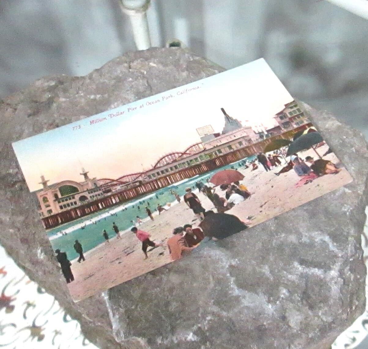 Antique Million Dollar Pier Ocean Park California Postcard
