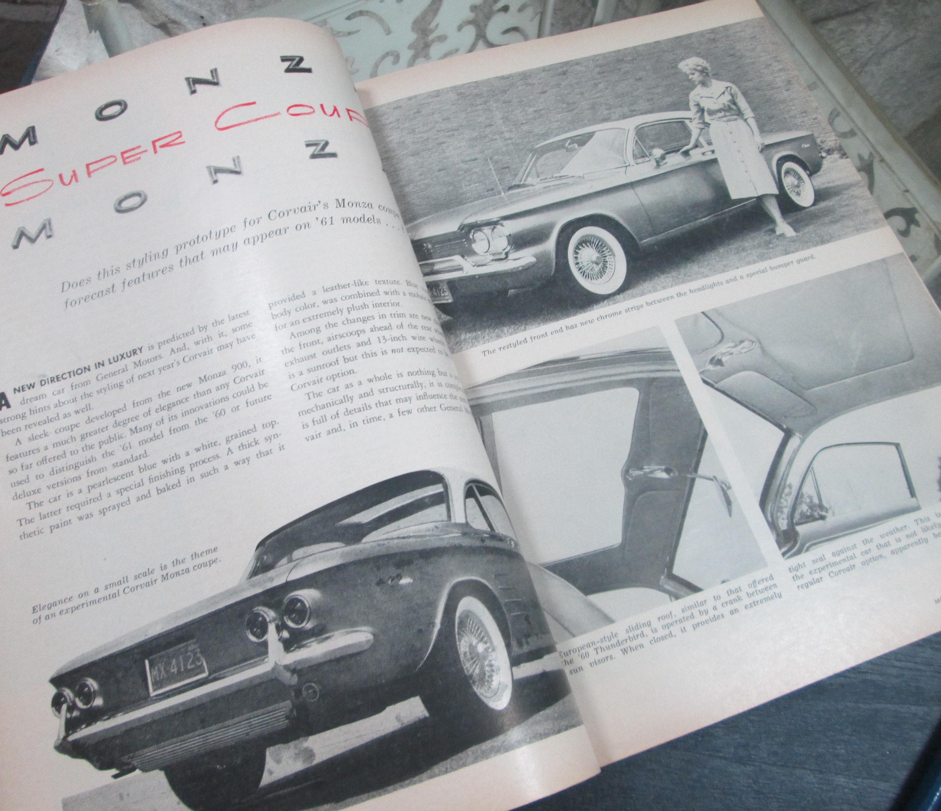 Vintage Motor Trend Magazine, August 1960, Featuring Corvair Cover - Thumbnail 2