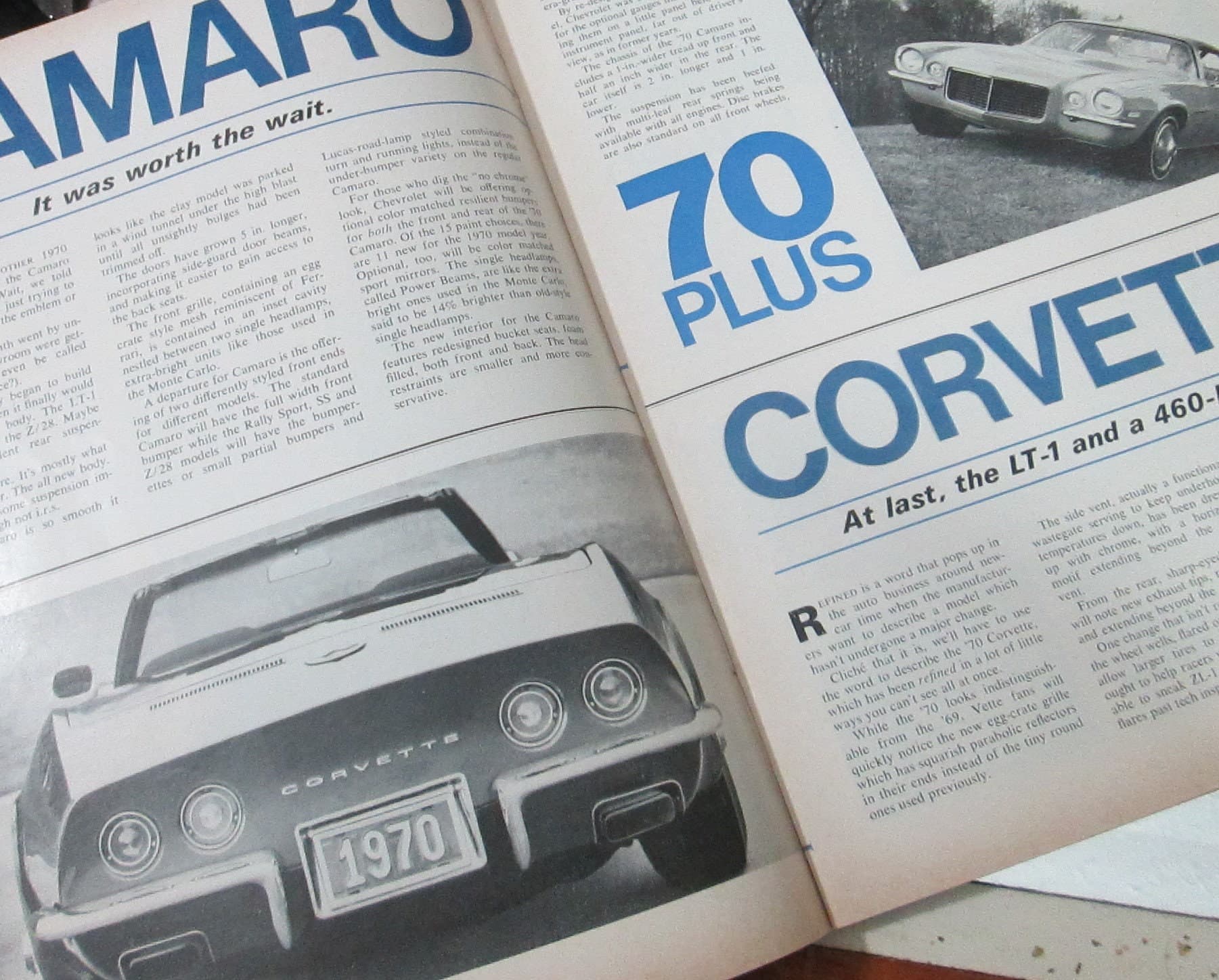 Vintage Car Life March 1970 Featuring Corvette, Camaro, Firebird, Duster, Olds 442 - Thumbnail 5