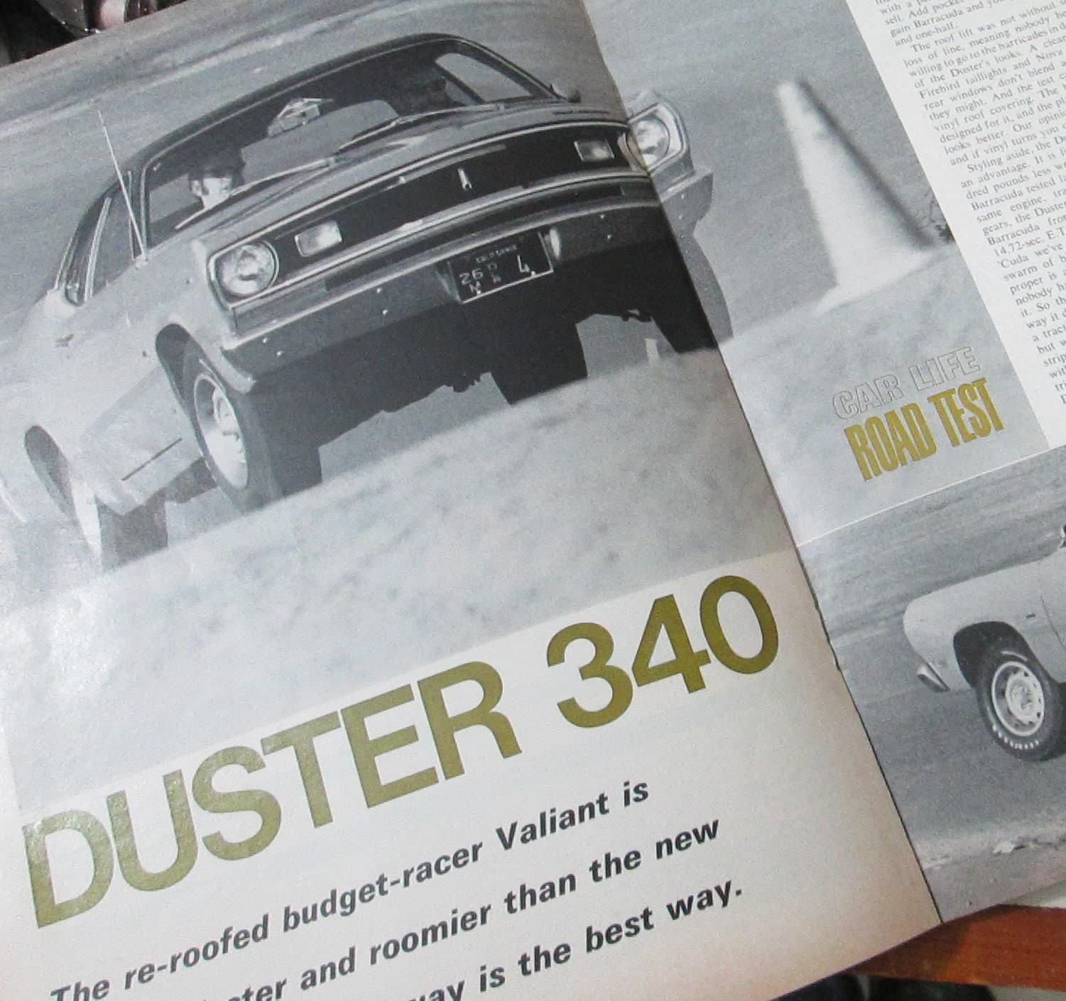 Vintage Car Life March 1970 Featuring Corvette, Camaro, Firebird, Duster, Olds 442 - Thumbnail 7