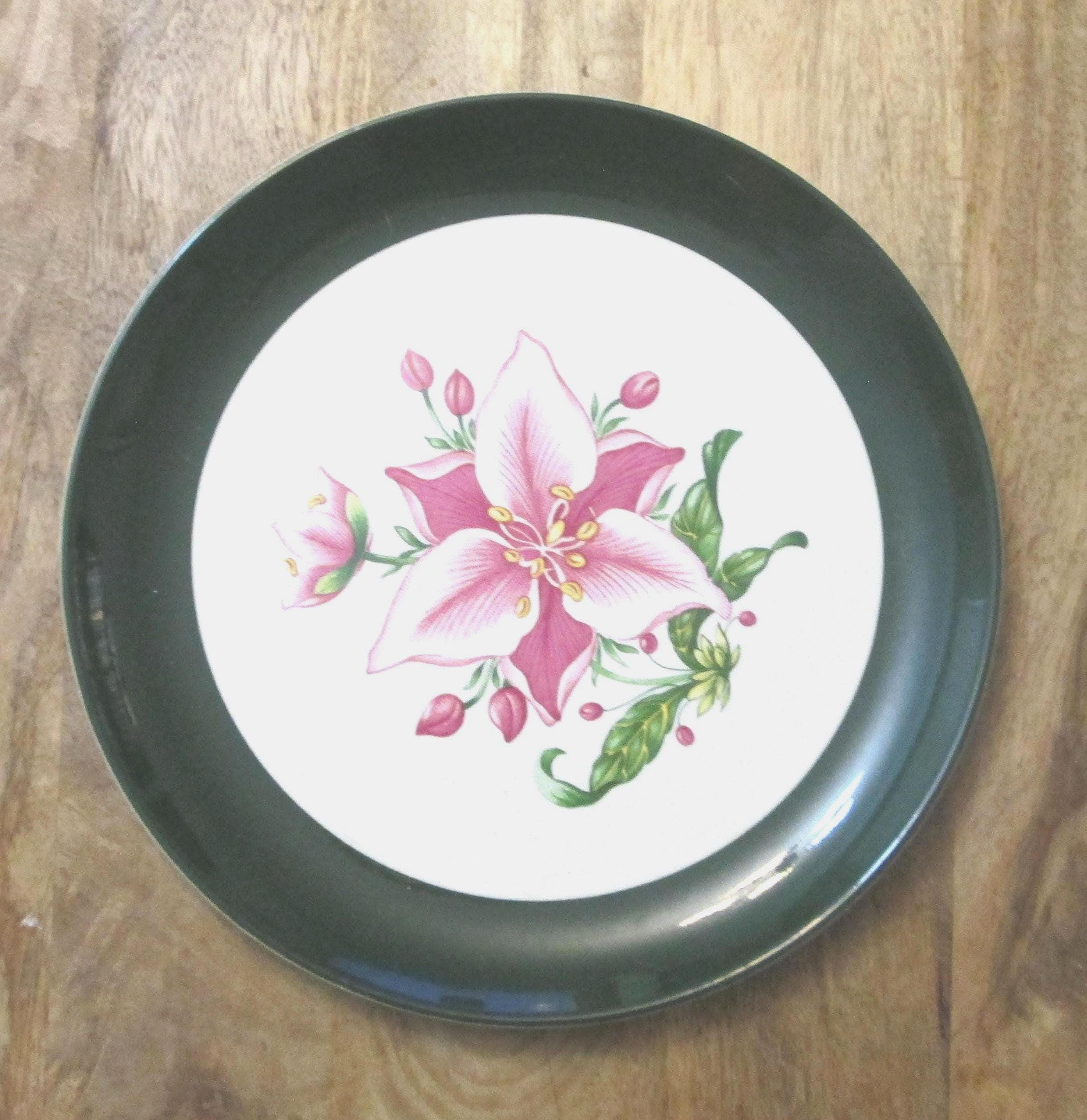 Vintage Taylor Smith Taylor Bonnie Pattern Dinner Plate
