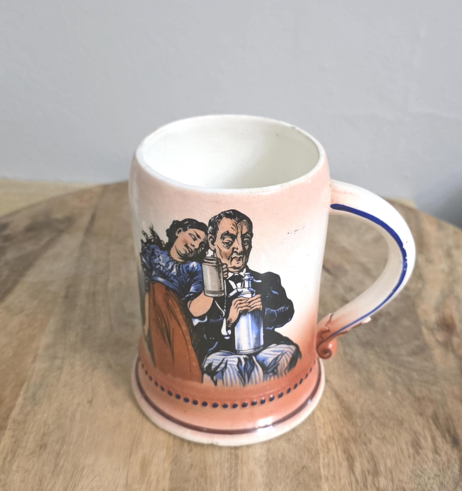 Vintage Old Pilsen Austria Beer Stein, Gift for Dad - Thumbnail 4