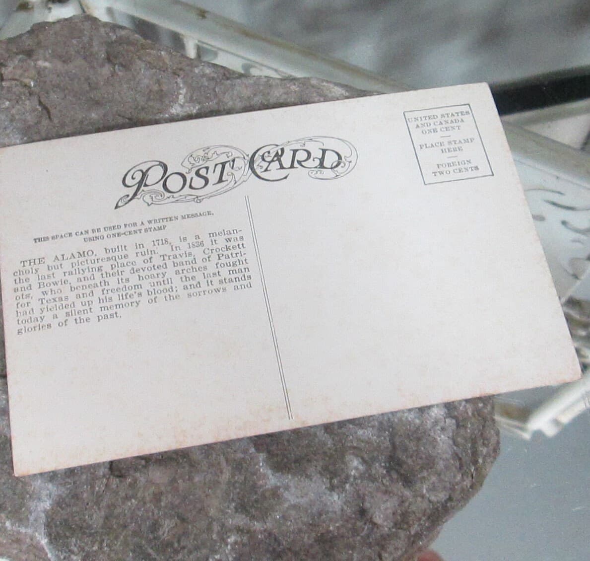 Antique Alamo Postcard - Thumbnail 2