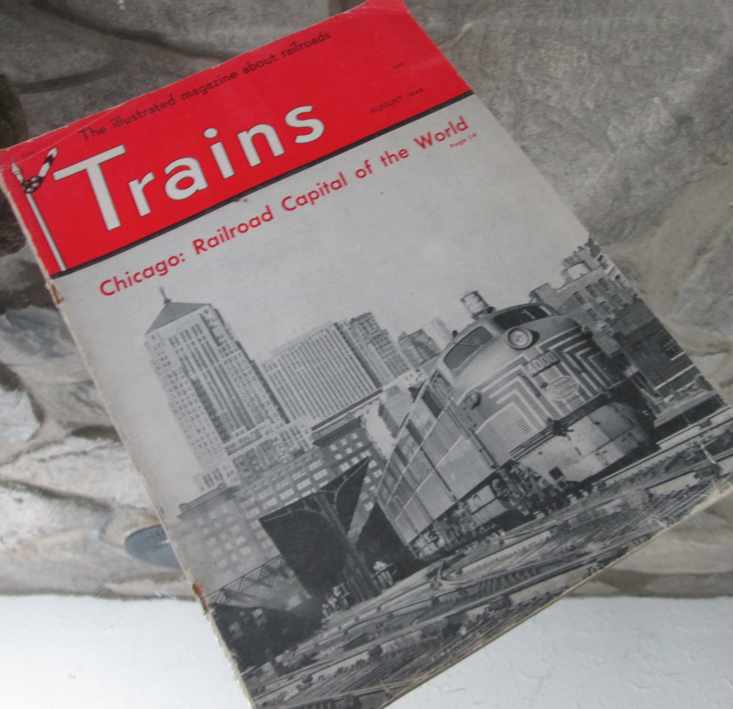 Vintage Trains Magazine August 1948
