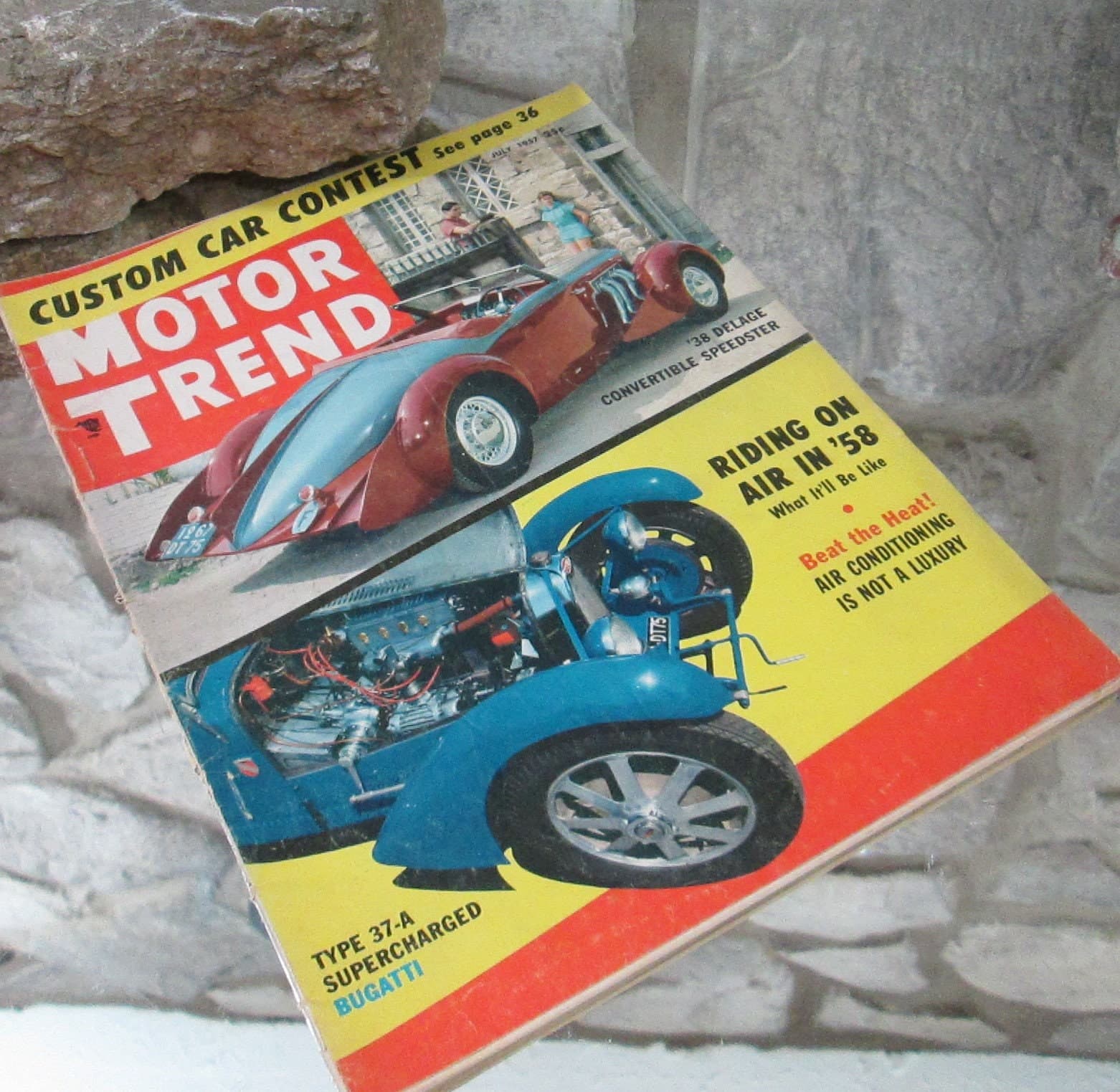 Vintage Motor Trend Issue from July 1957