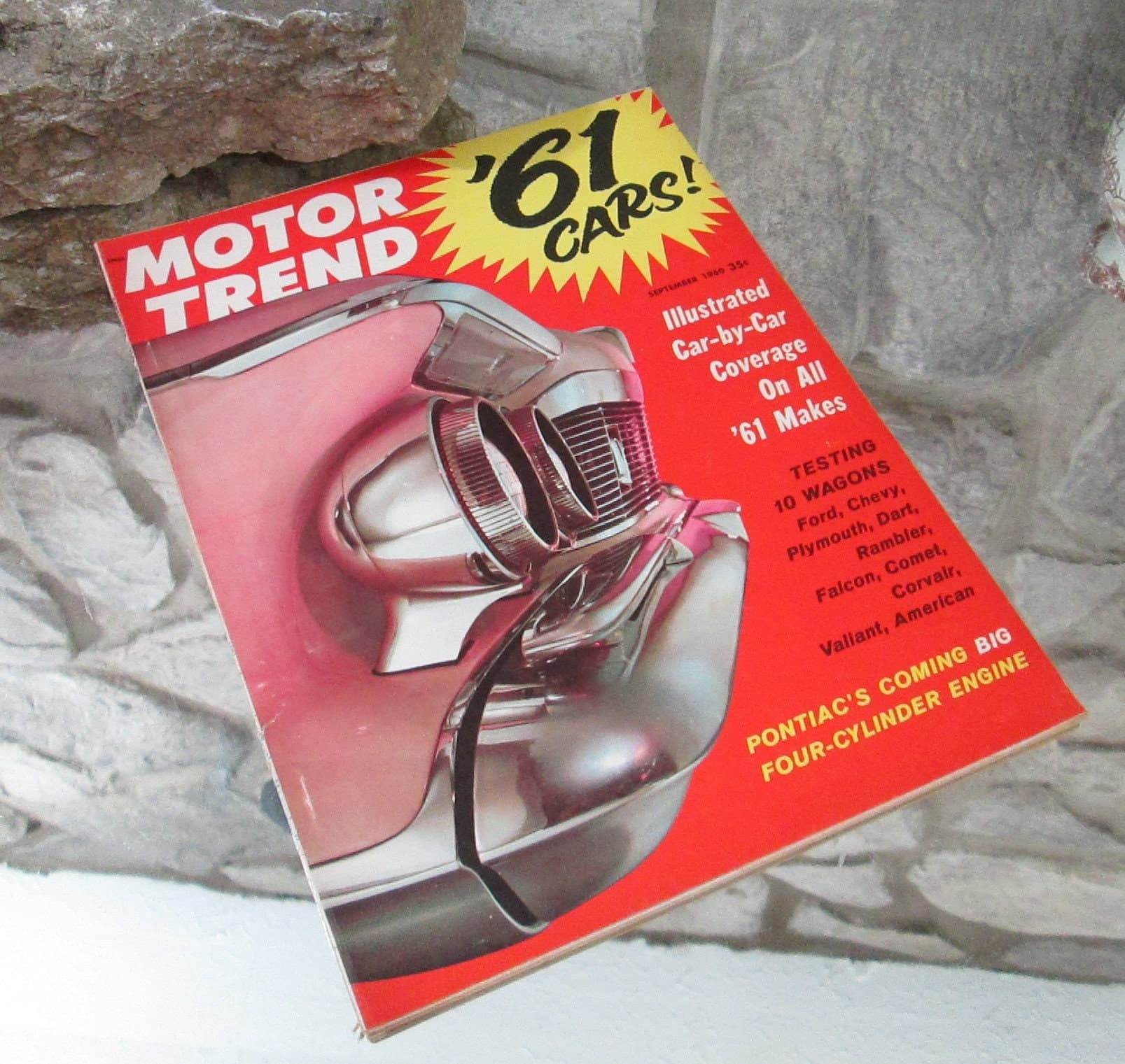 Vintage Motor Trend September 1960 Issue