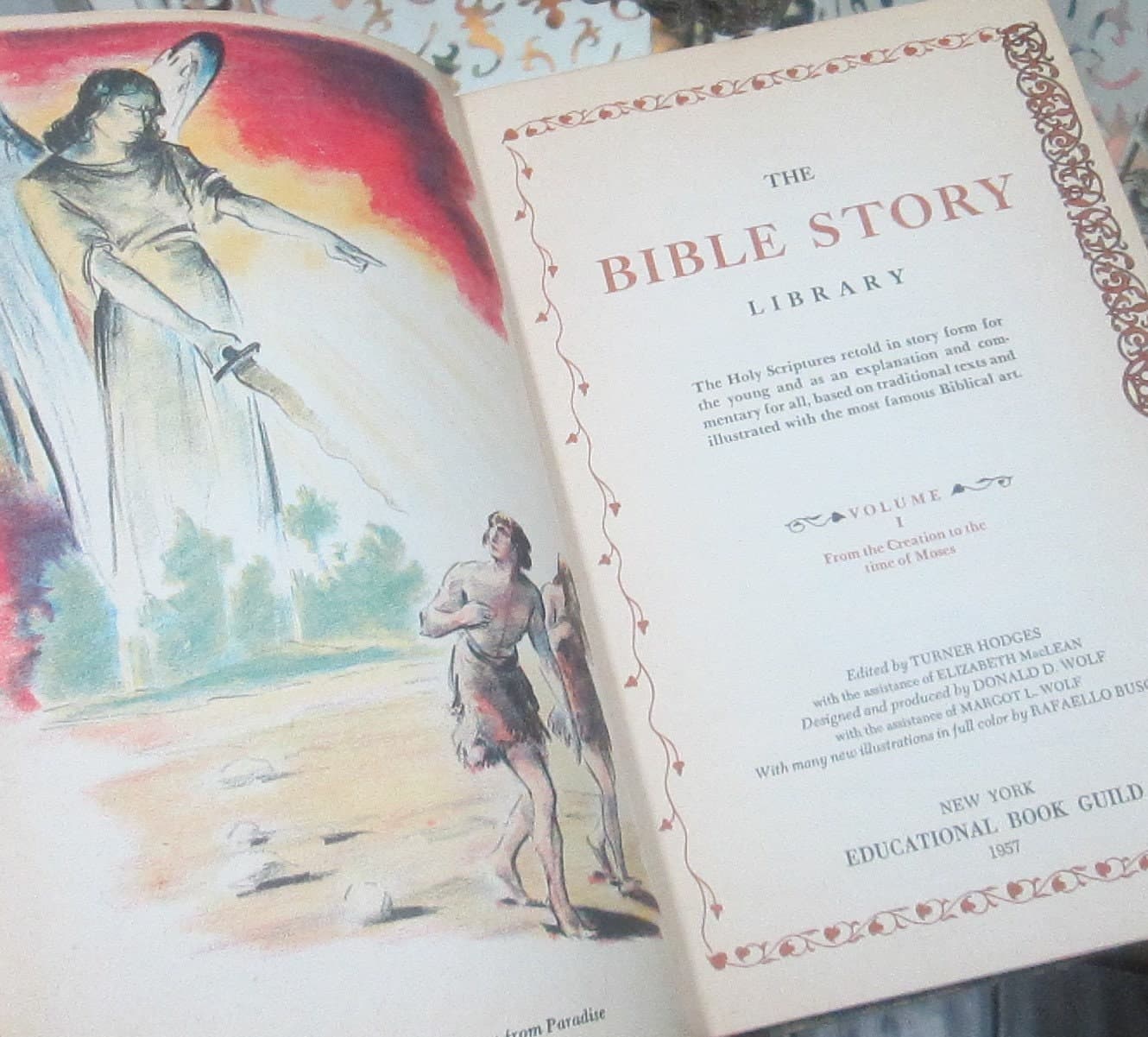 The Bible Story Library, Volume 1, From the Creation to the Time of Moses, 1957 - Thumbnail 3