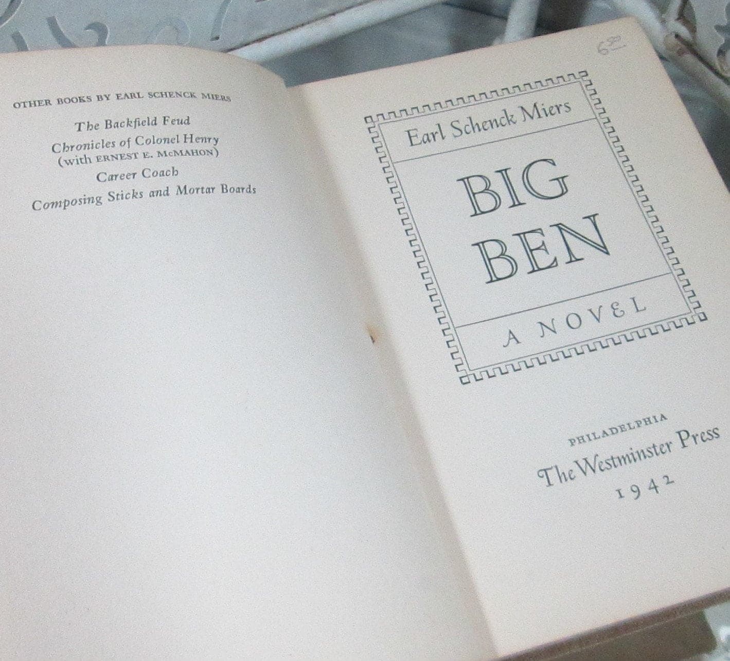 Vintage Book Big Ben by Earl Schenck Miers, 1942 - Thumbnail 5