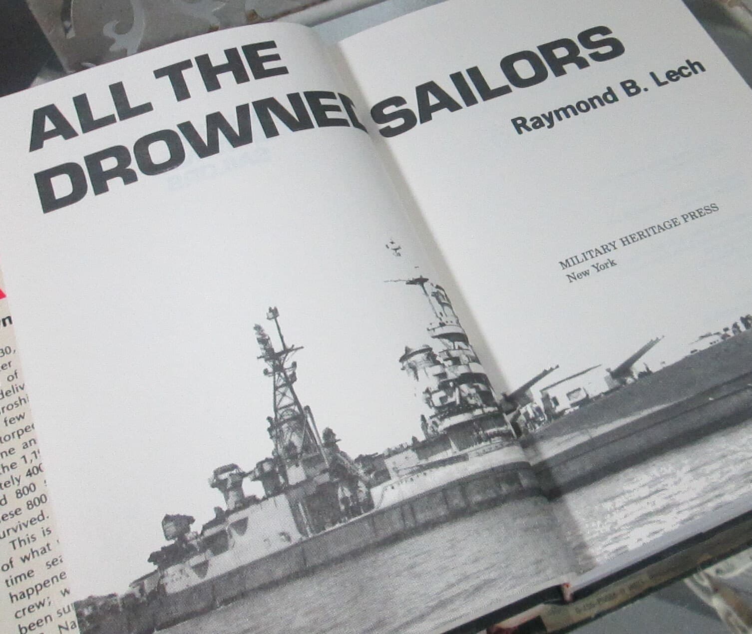 Vintage Book All the Drowned Sailors by Raymond B. Lech, 1988 - Thumbnail 4