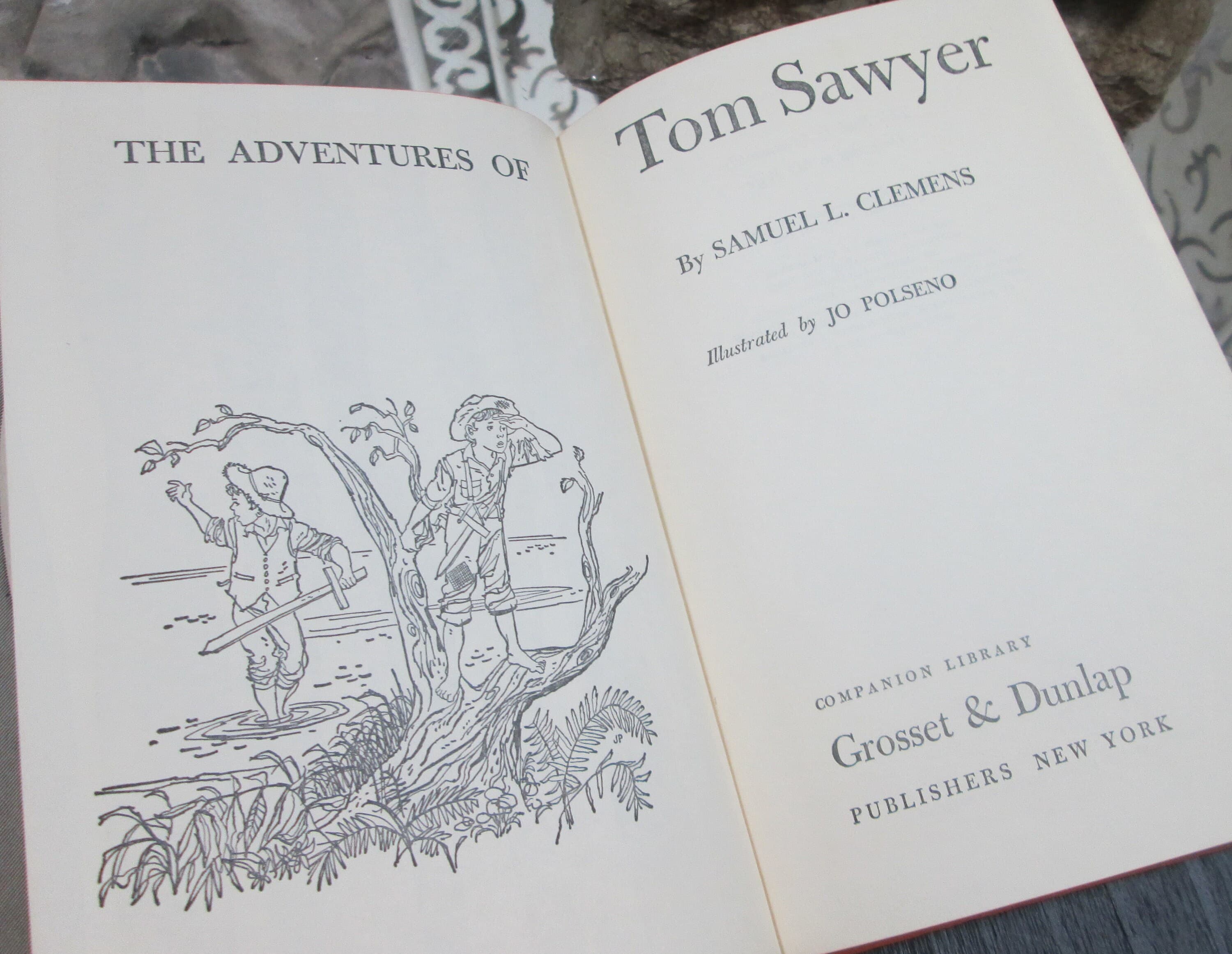 The Adventures of Tom Sawyer by Samuel Clemens, Mark Twain, 1963 - Thumbnail 2