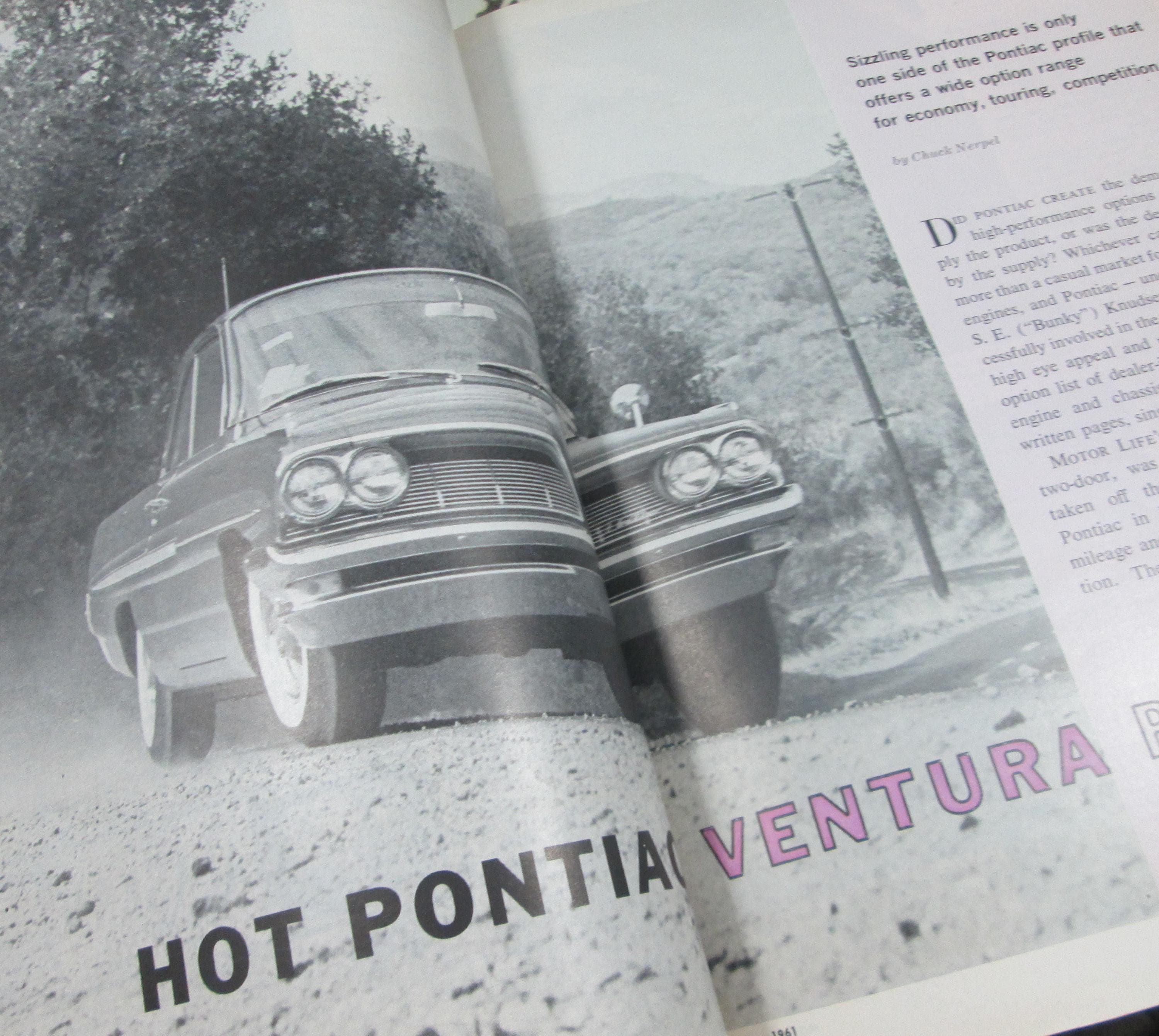 Vintage Motor Life Magazine, May 1961, Pontiac Ventura, Thunderbird, Corvair Monza - Thumbnail 3