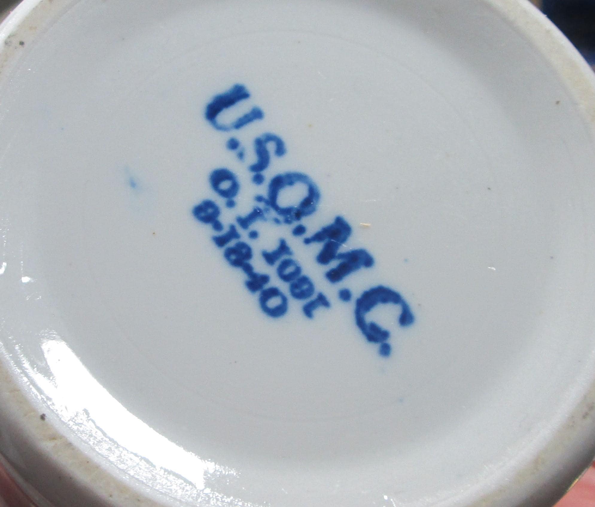 Vintage US Quarter Masters Restaurant Ware Mustard Pot, 1940 - Thumbnail 2