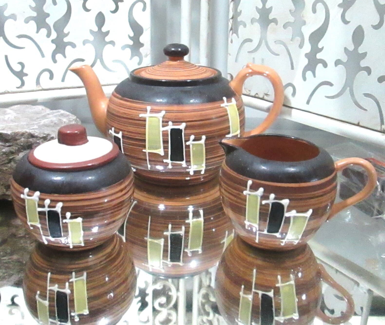 Vintage Mid-Century Japanese Tea Set - Thumbnail 2