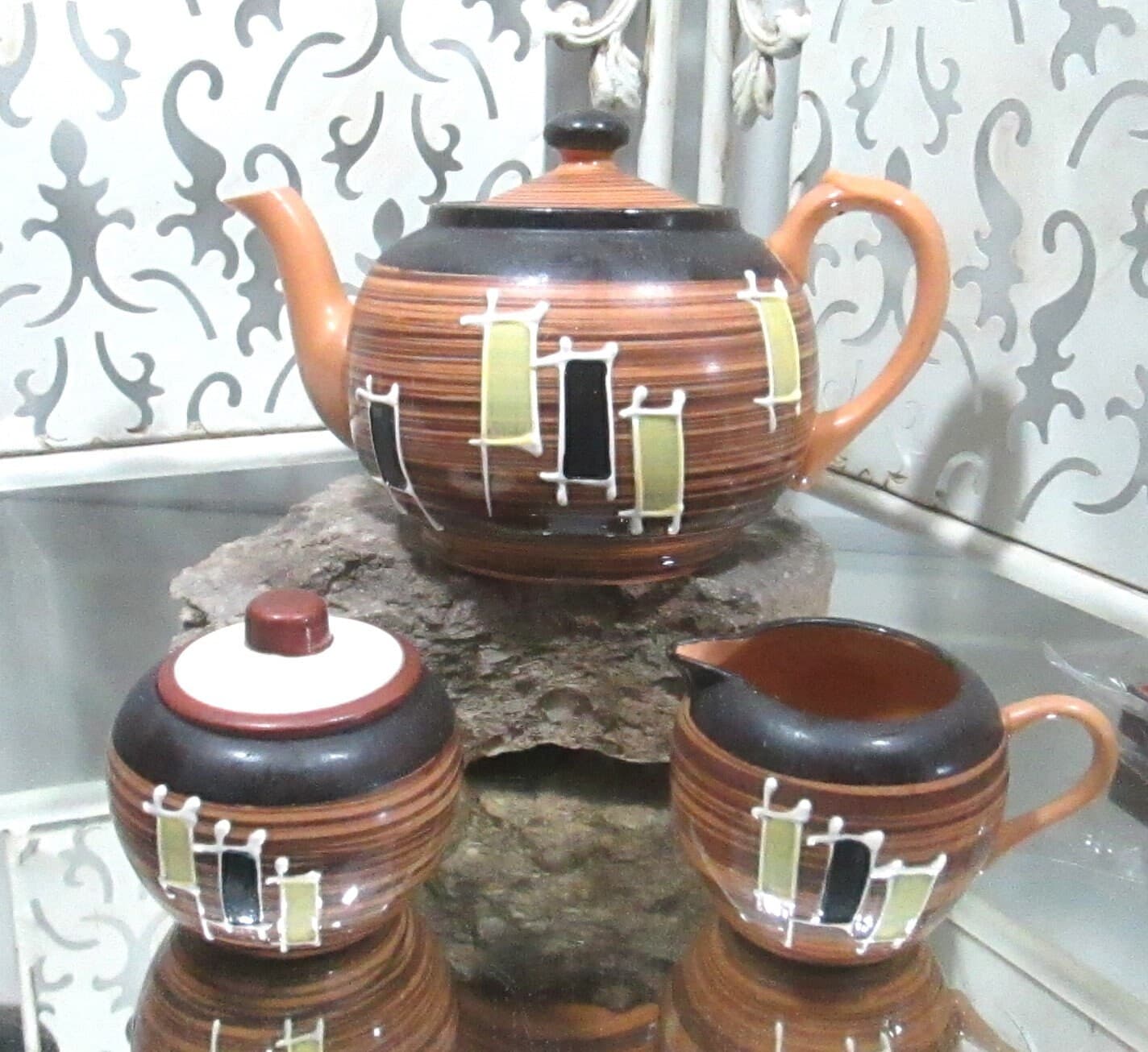 Vintage Mid-Century Japanese Tea Set