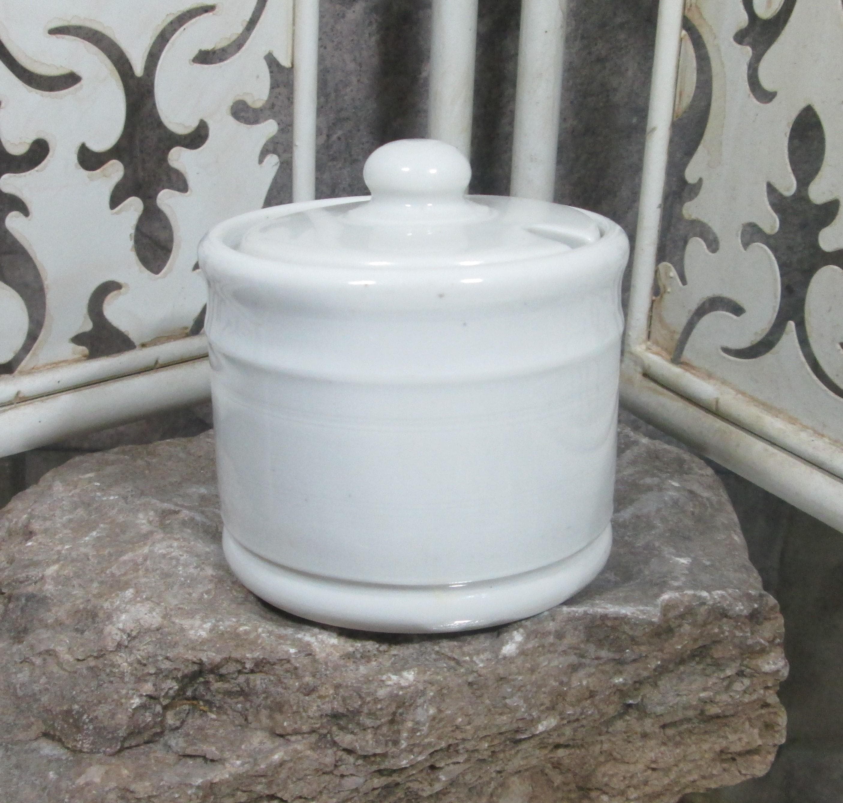 Vintage US Quarter Masters Restaurant Ware Mustard Pot, 1940