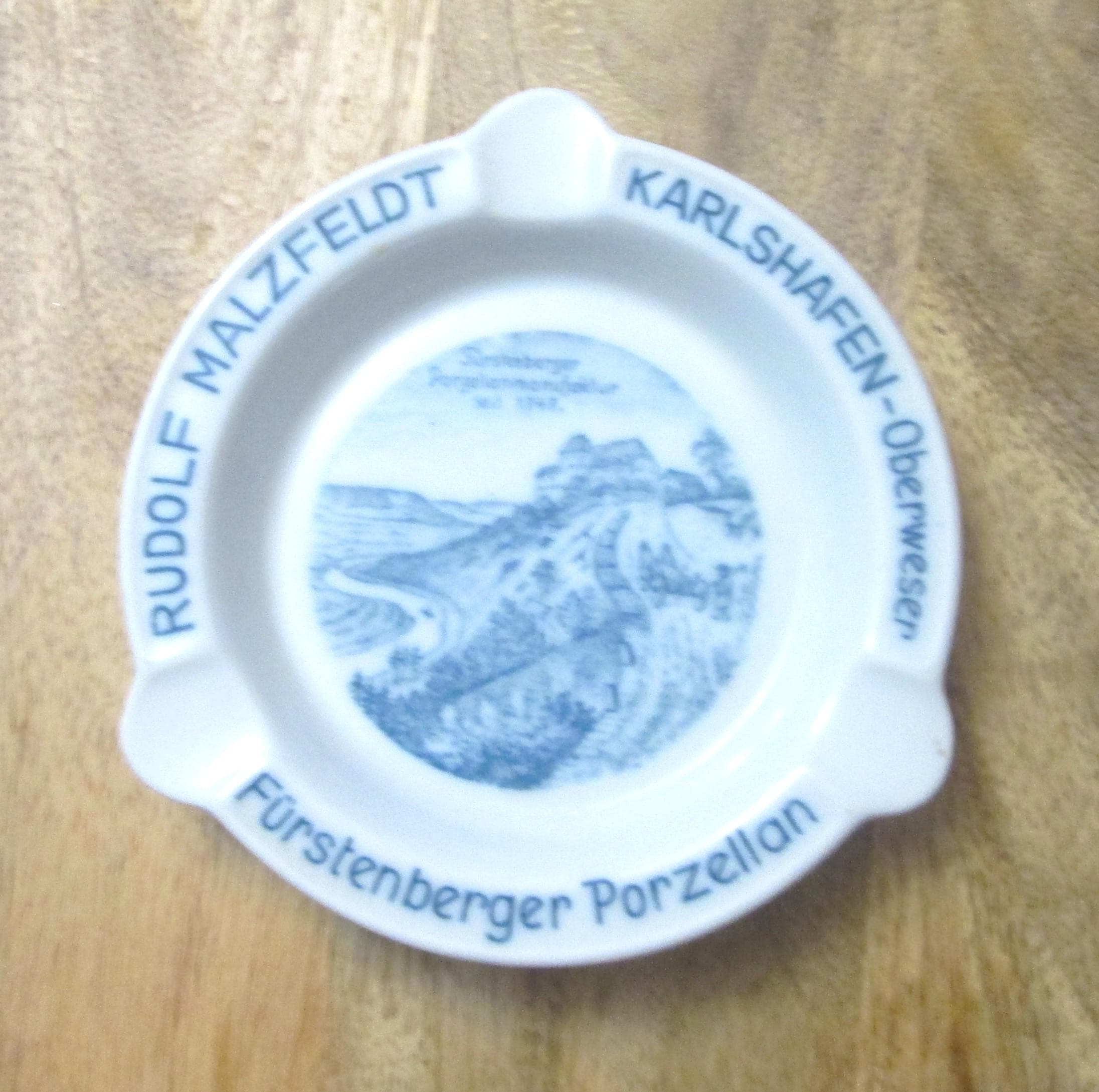 Vintage Furstenberger Porzellan Ashtray