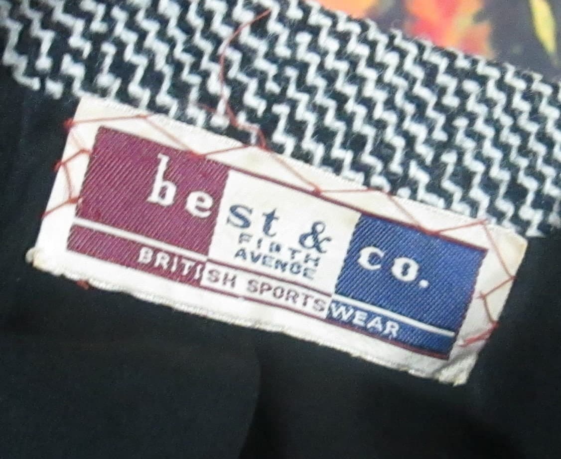 Vintage Tweed Jacket, Best & Company British Sportswear, Boxy Blazer - Thumbnail 3