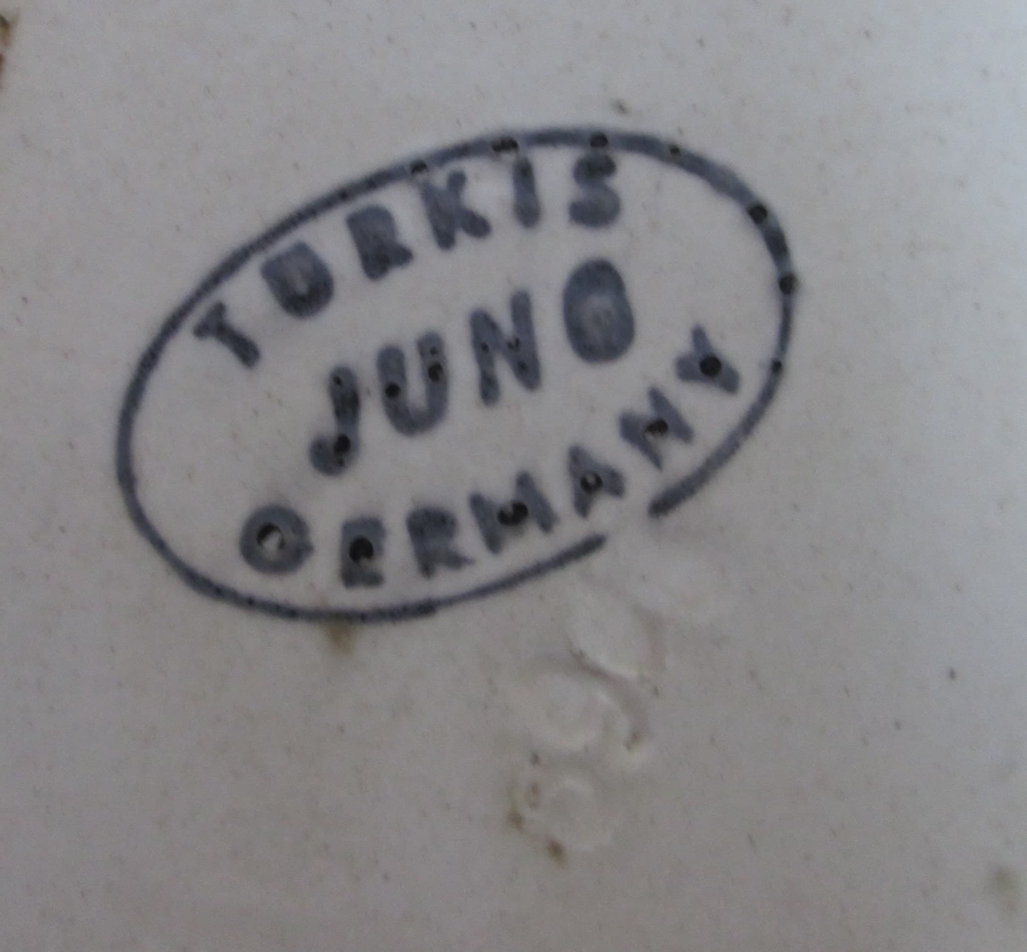 Vintage Torkis Jung Germany Turquoise Bowl - Thumbnail 2