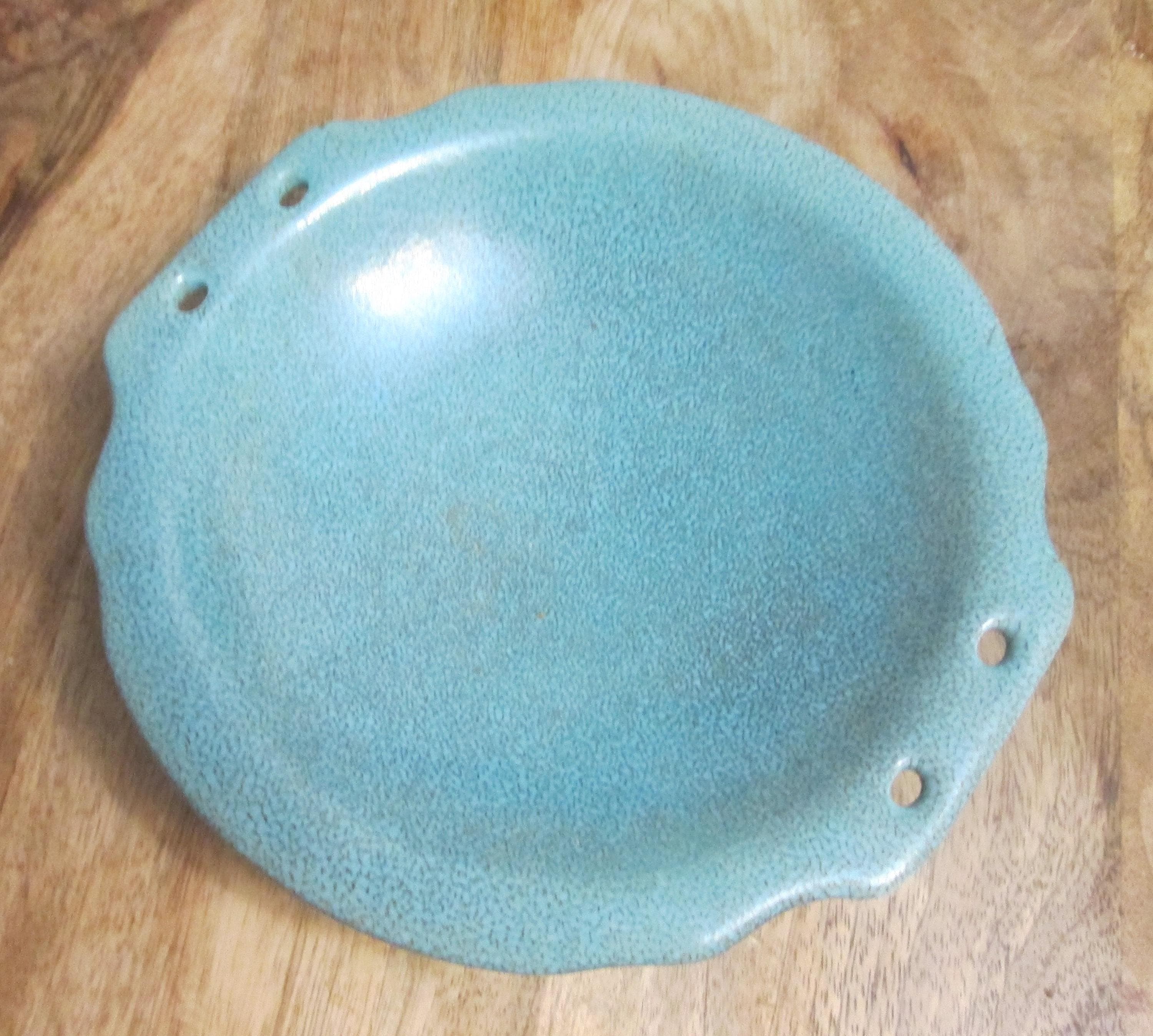 Vintage Torkis Jung Germany Turquoise Bowl