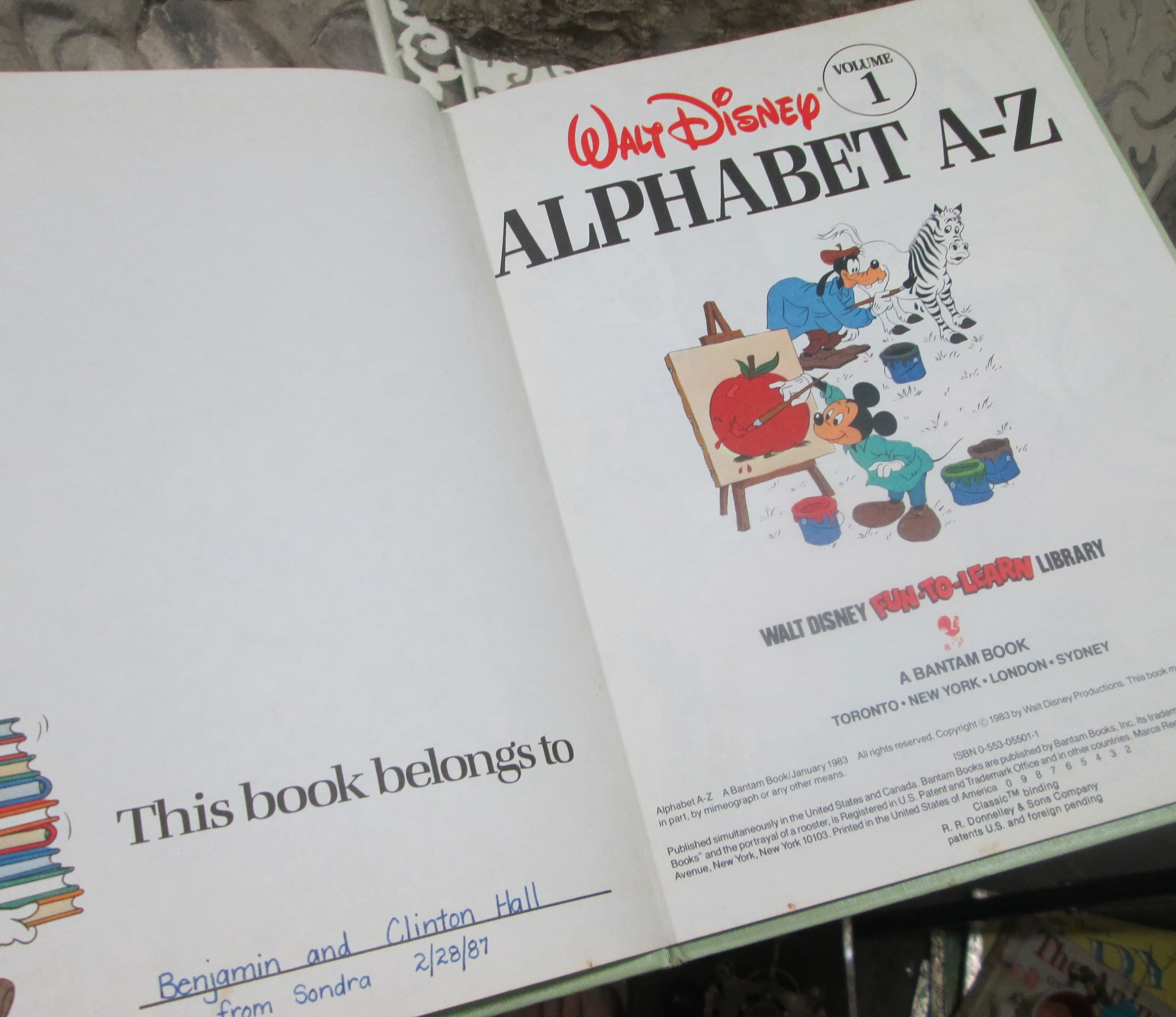 Vintage Walt Disney Alphabet A-Z Volume 1, 1983 - Thumbnail 4