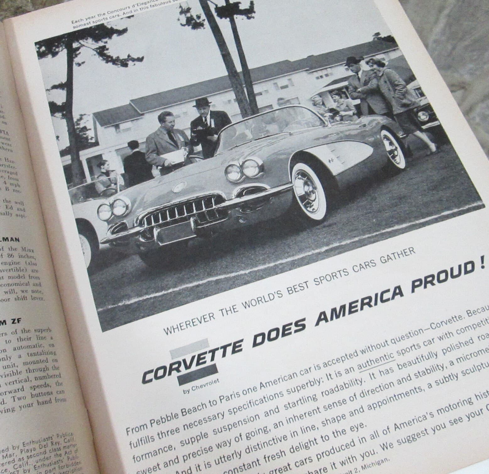 Vintage March 1958 Road & Track Magazine - Thumbnail 2