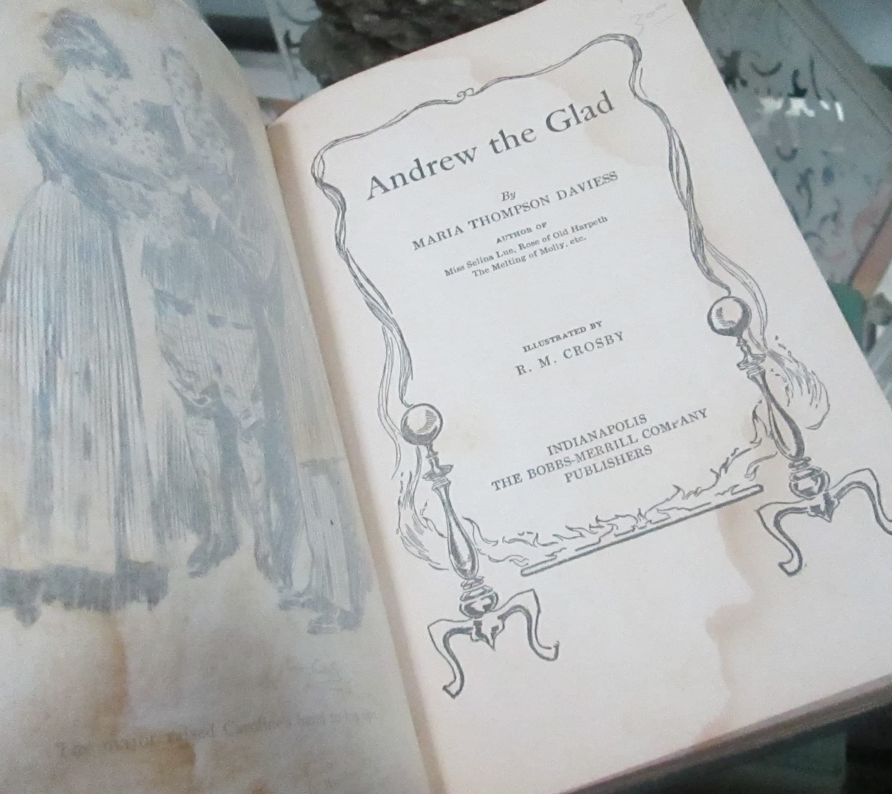 Antique Book Andrew the Glad by Maria Thompson Daviess, 1913 - Thumbnail 3