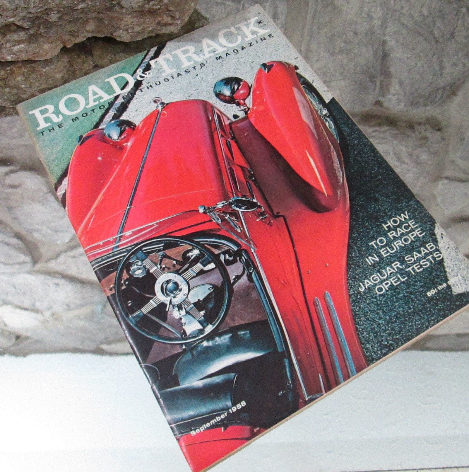 Vintage September 1958 Road & Track Magazine