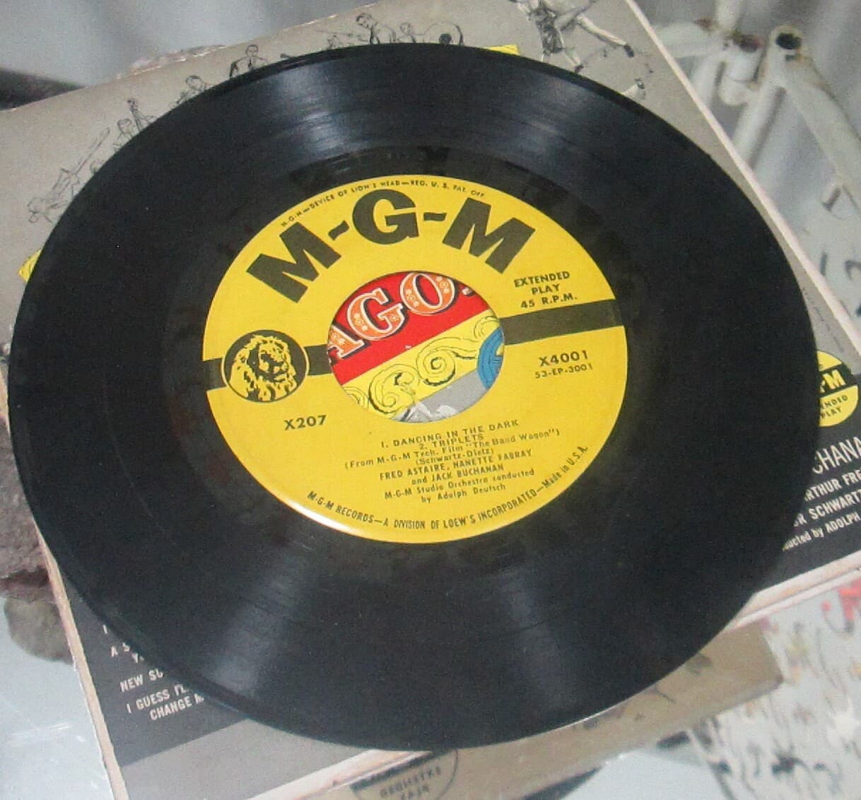 Vintage The Band Wagon Soundtrack Double Record Set, 1955 - Thumbnail 4