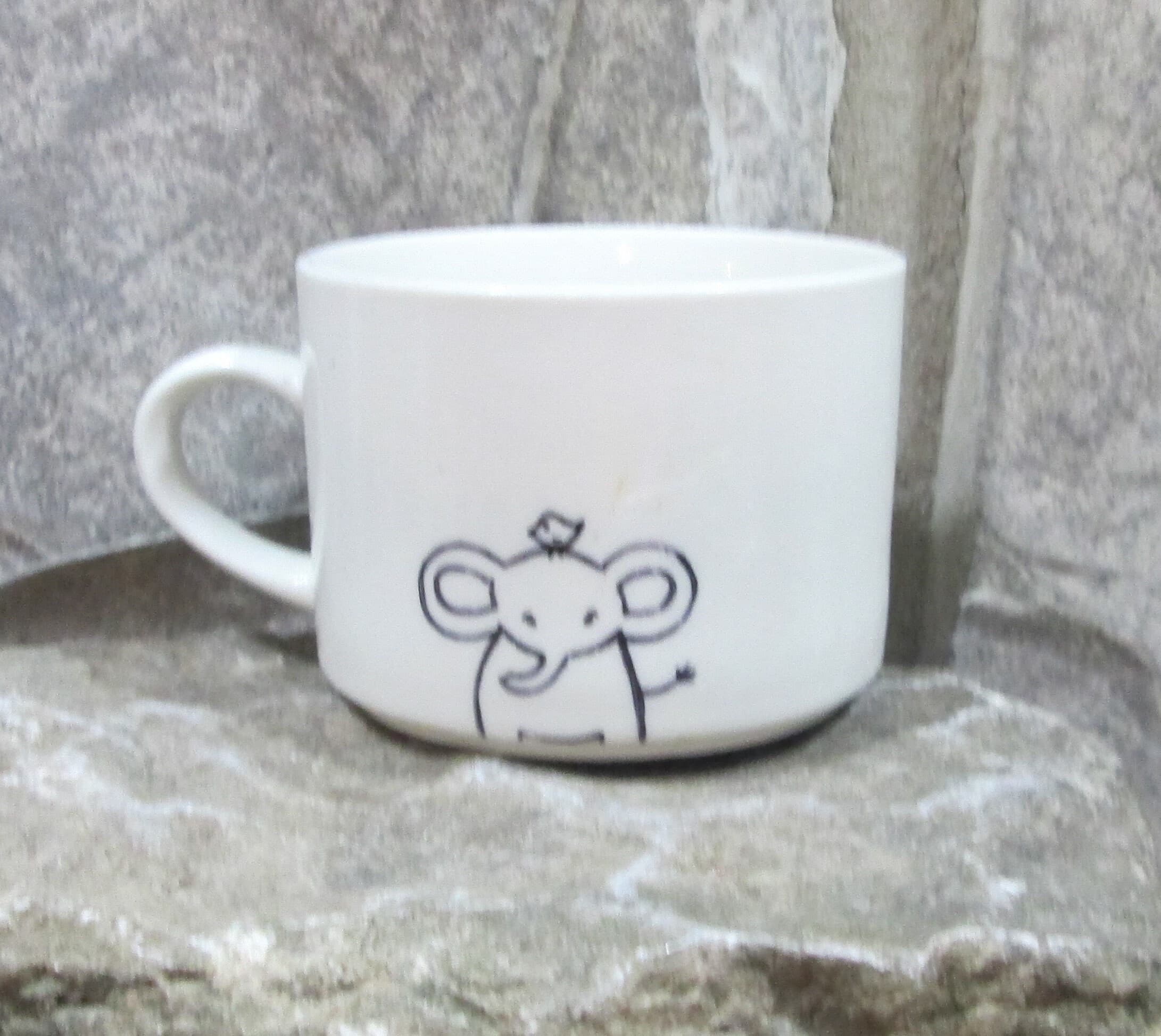 Vintage International Tableworks Giraffe & Elephant Cup - Thumbnail 2