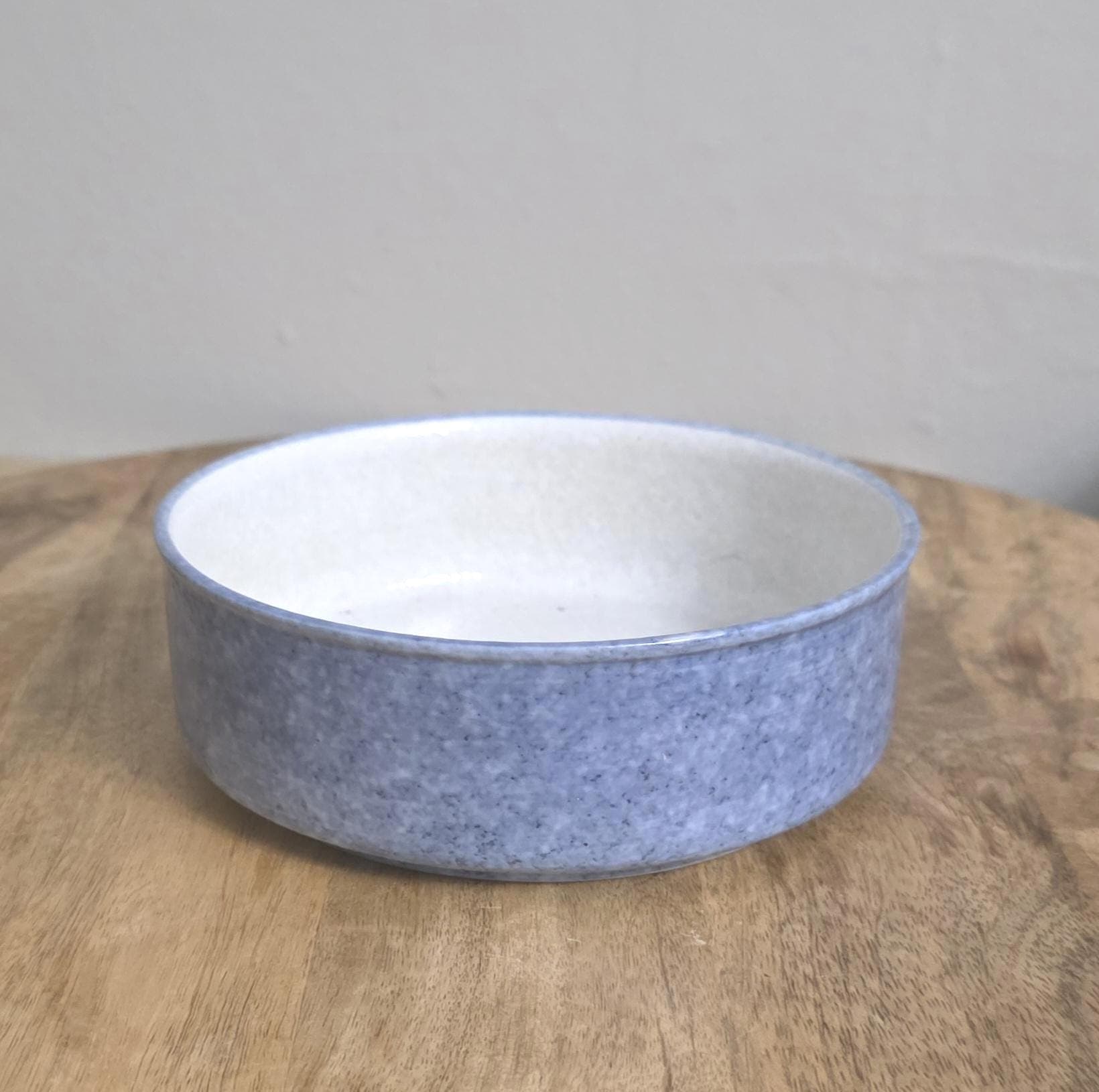 Vintage Japanese Blue Orange Peel Glaze Bowl - Thumbnail 5